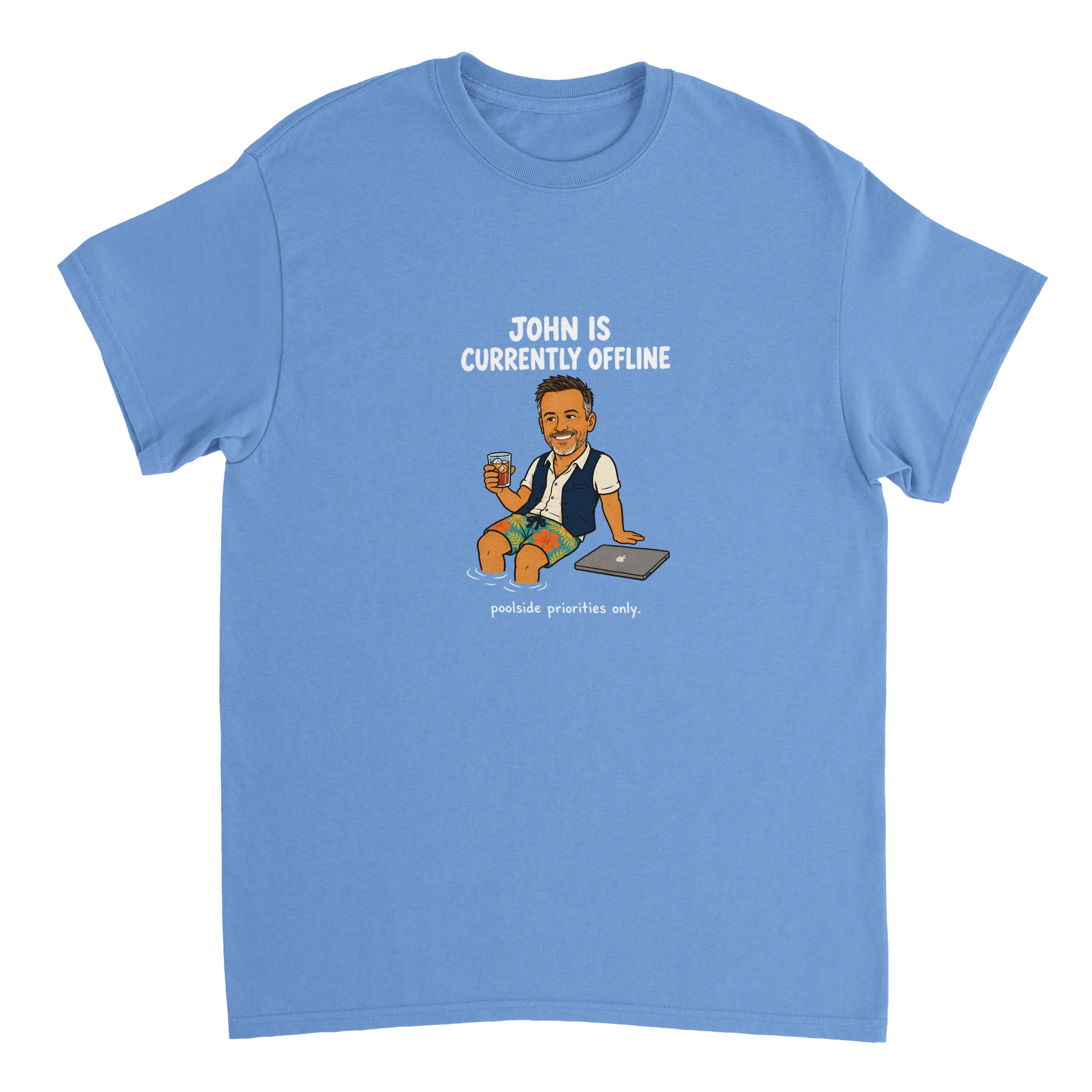 Currently Offline® By the Pool T-Shirt