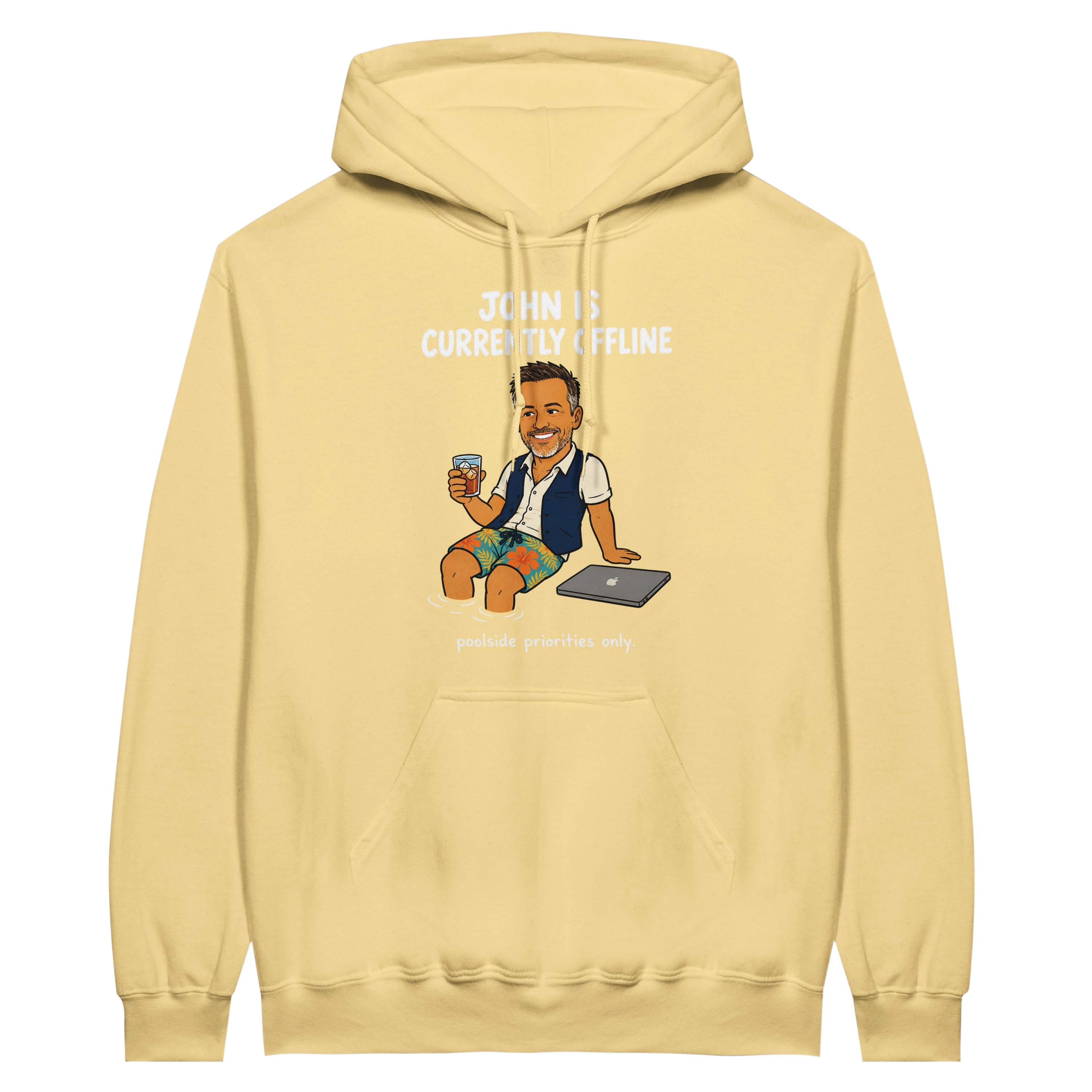 Currently Offline® By the Pool Hoodie - image 2