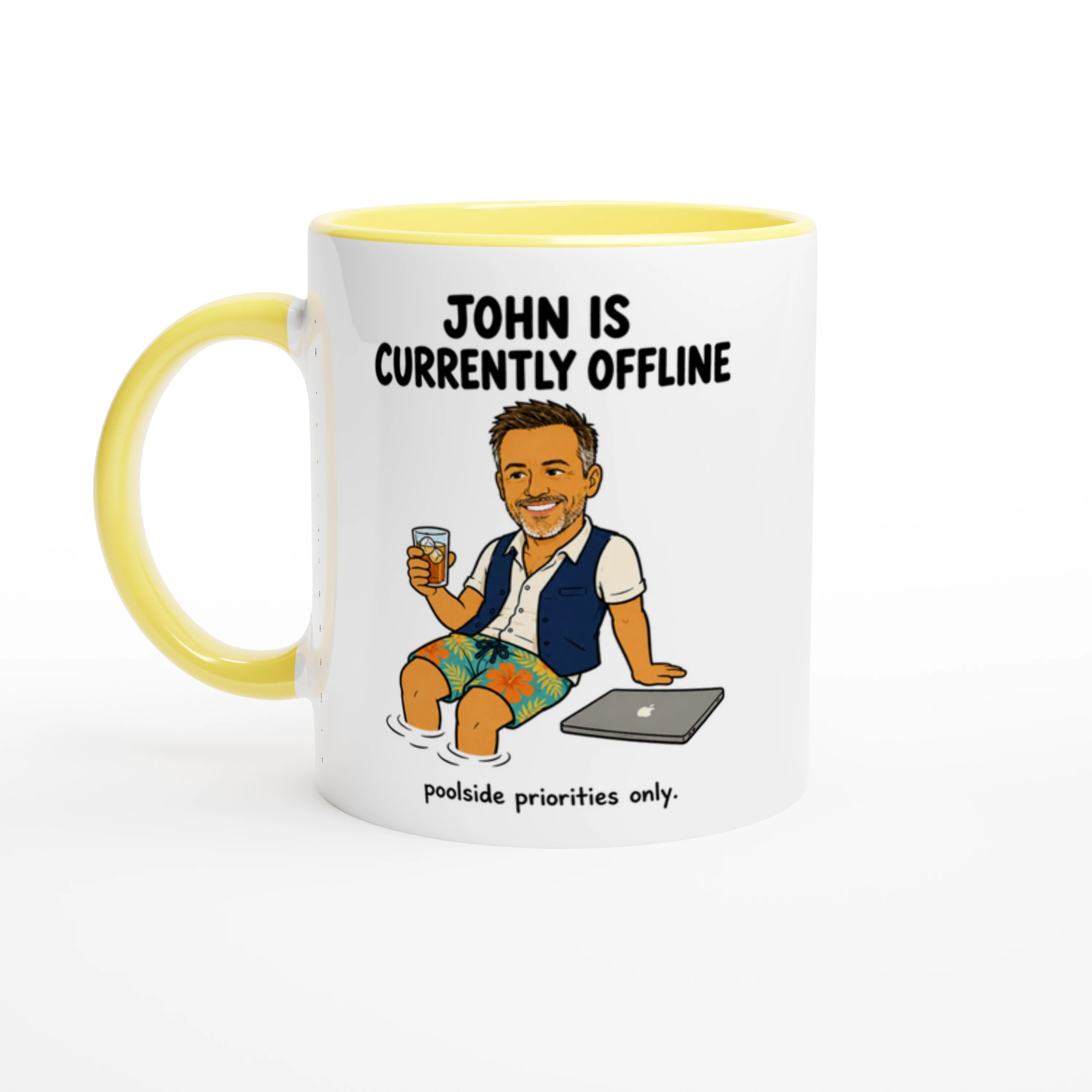 Currently Offline® By the Pool Mug - image 2