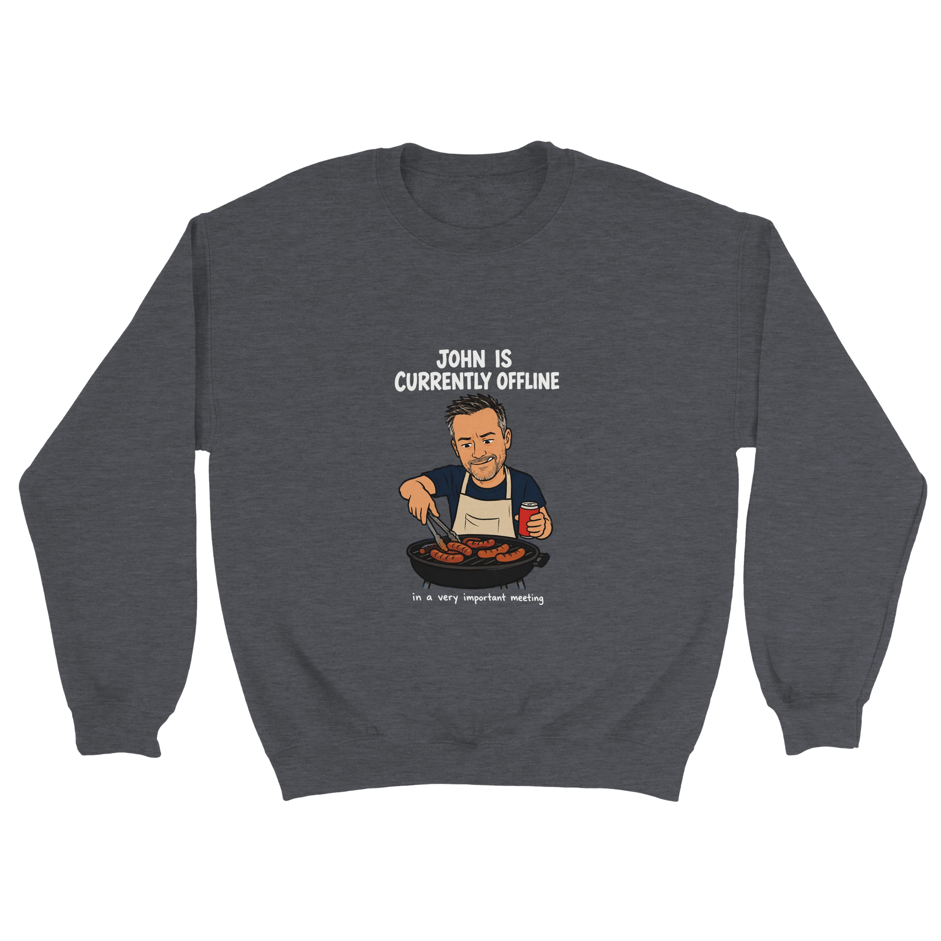 Currently Offline® BBQ Chef Crewneck