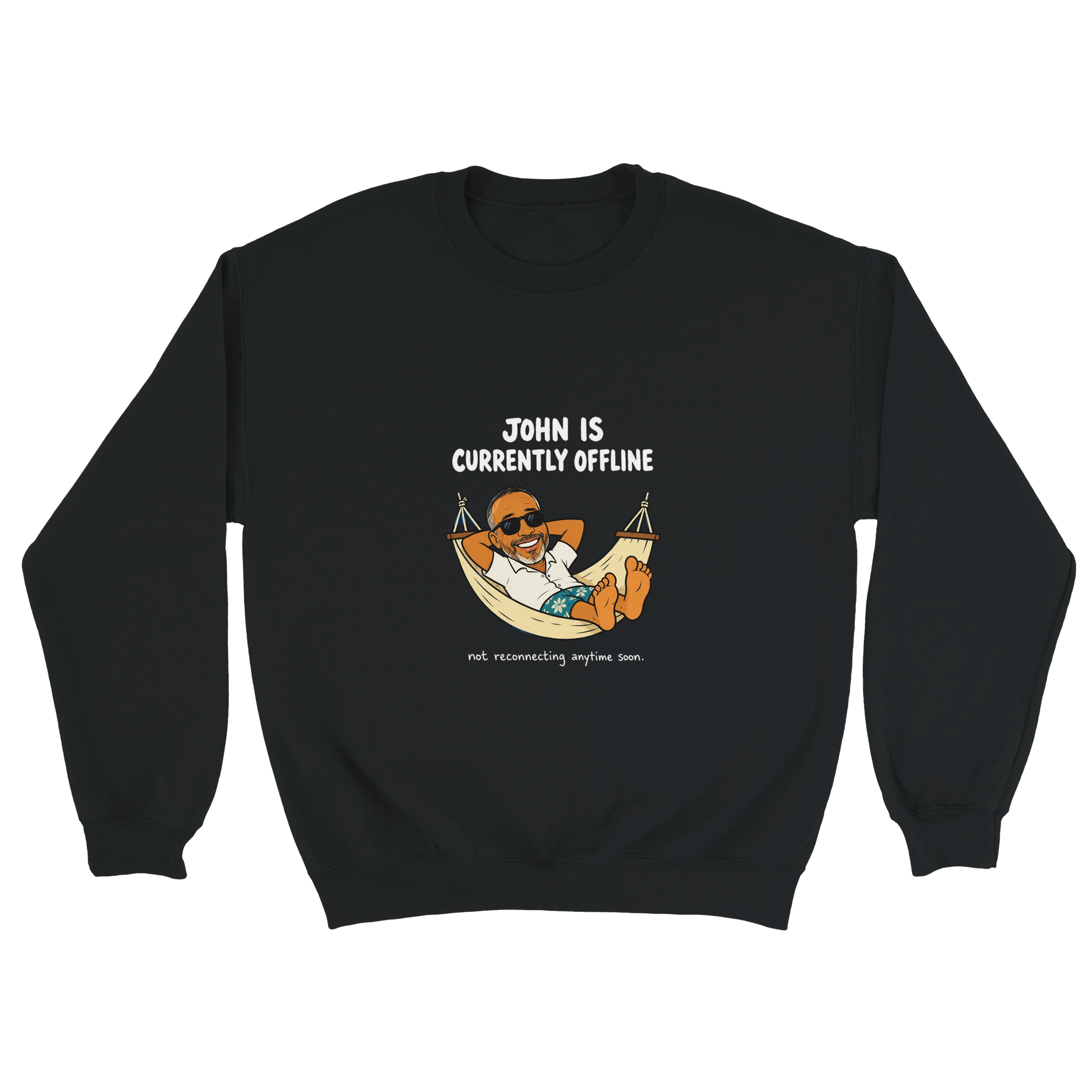 Currently Offline® Hammock Crewneck