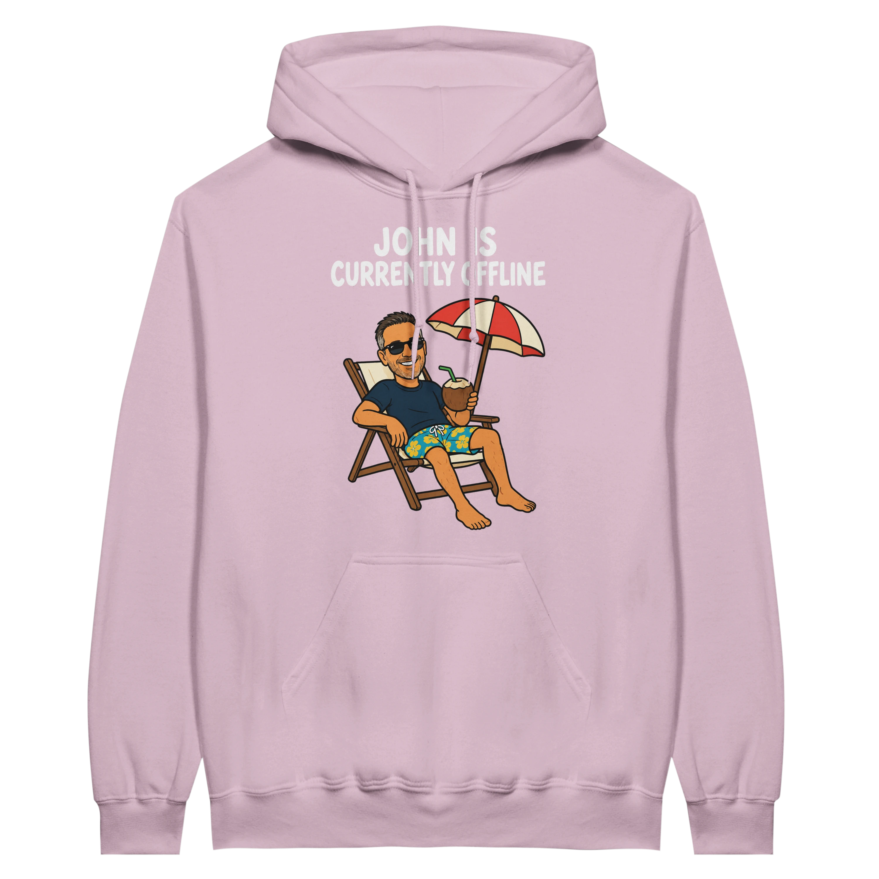 Hoodie Plage & Noix de Coco Actuellement Hors Ligne - image 2
