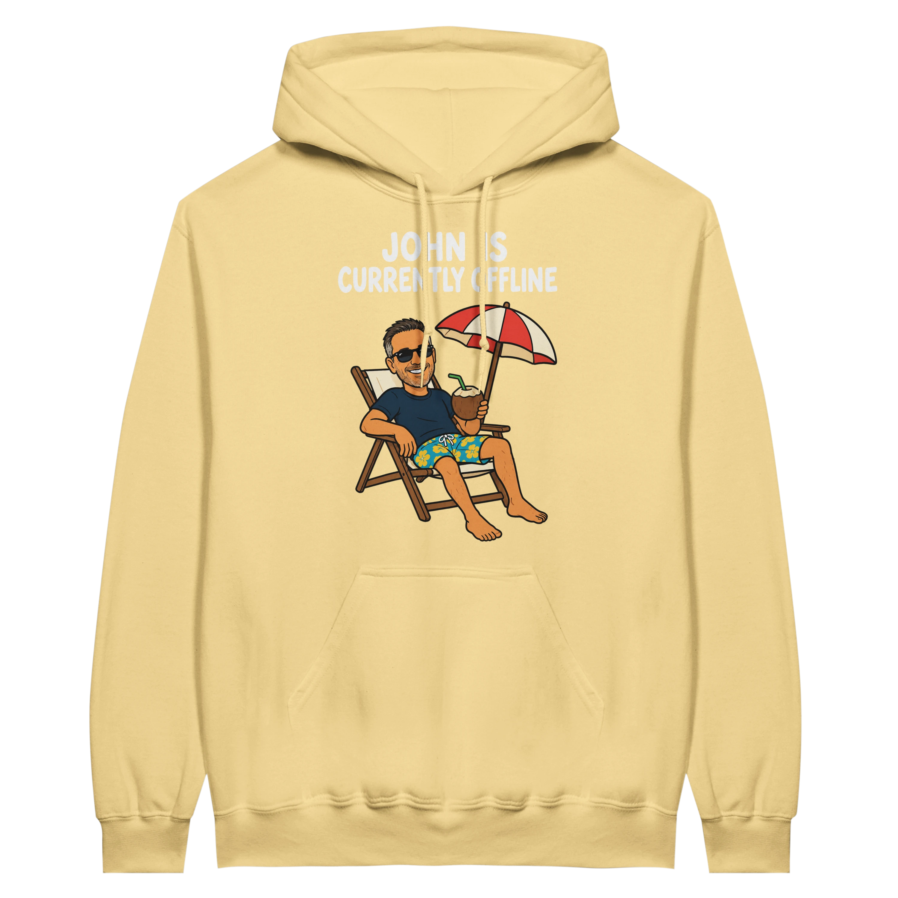 Currently Offline Beach & Coconut Hoodie - image 2