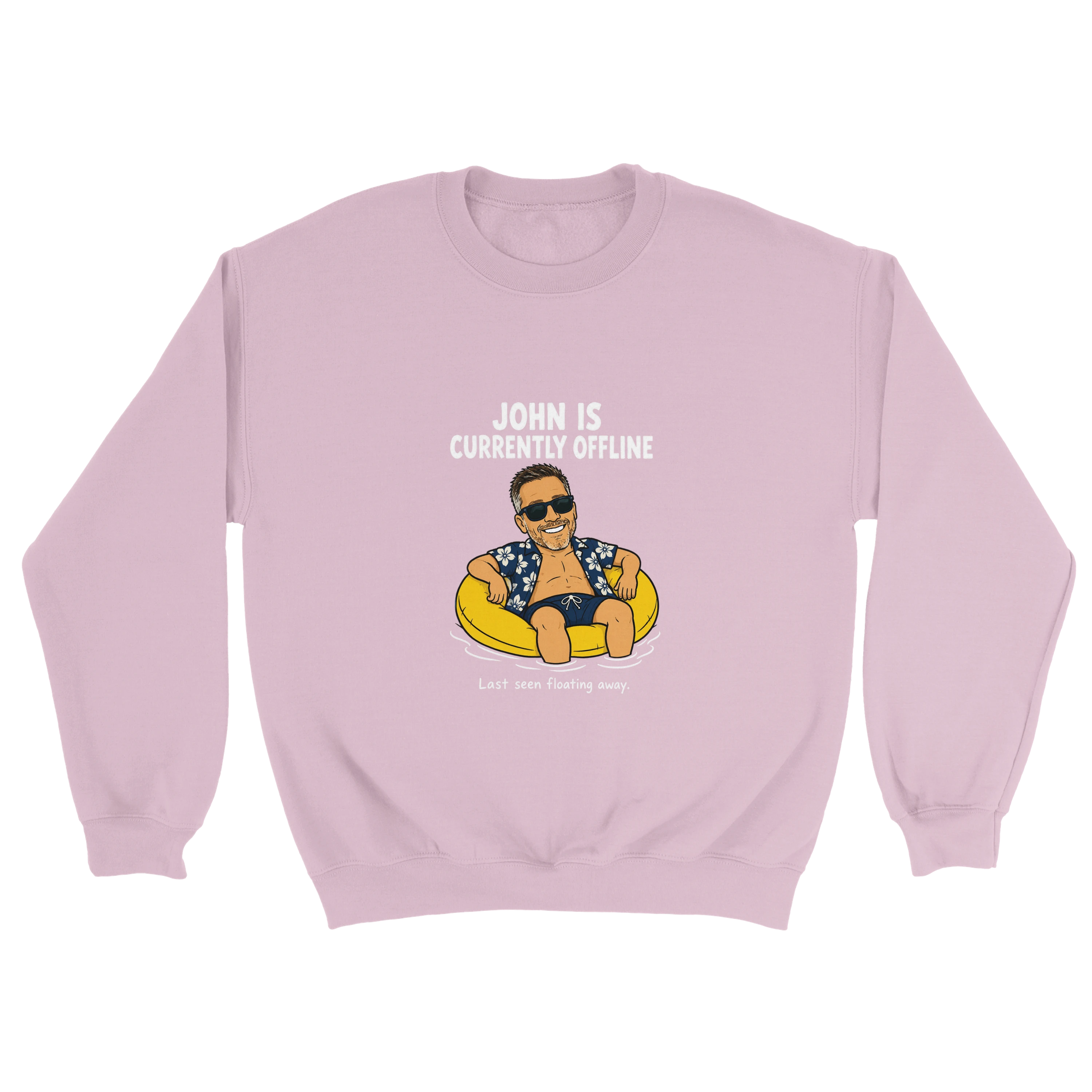 Currently Offline® Floating Away Crewneck - image 2