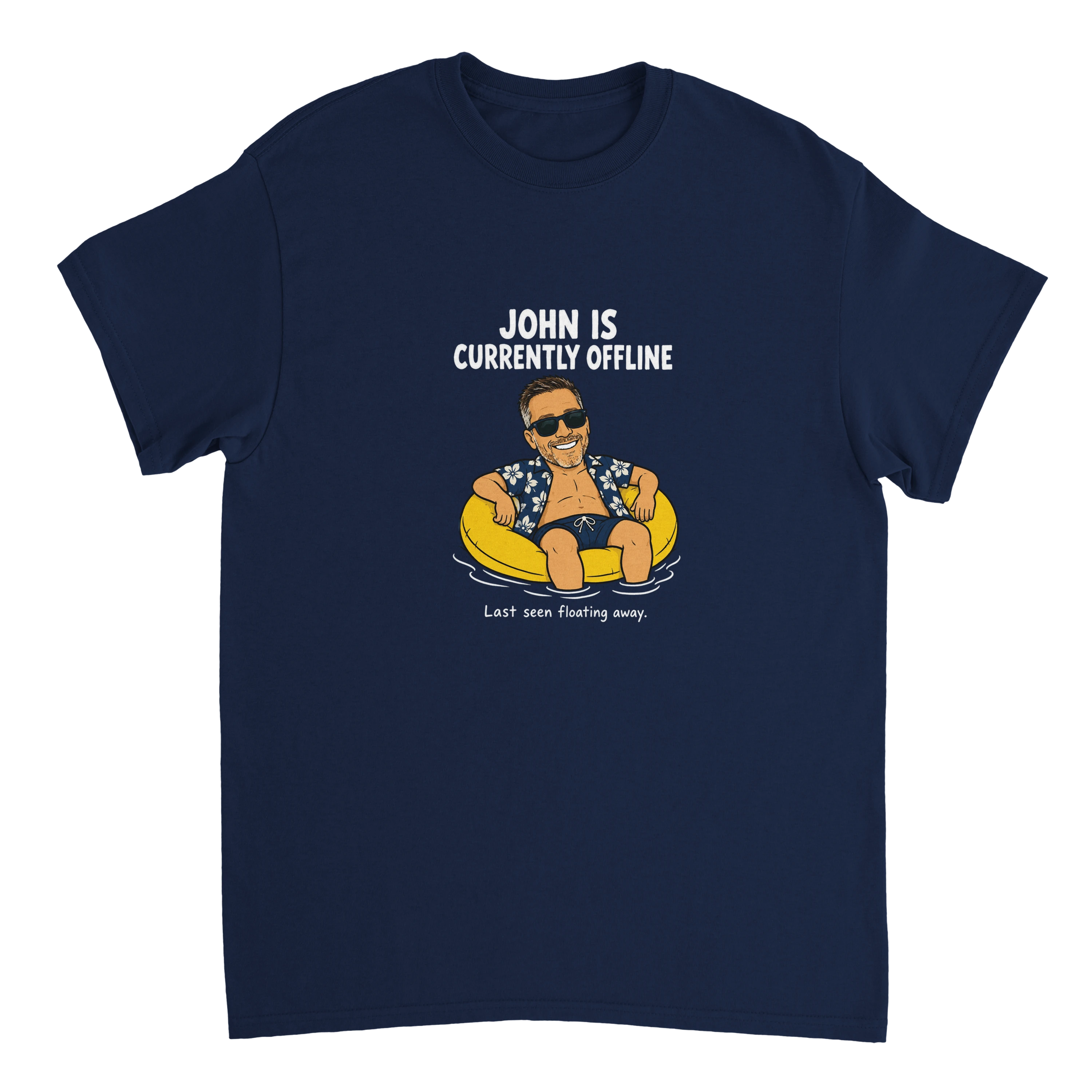 Currently Offline® Floating Away T-Shirt