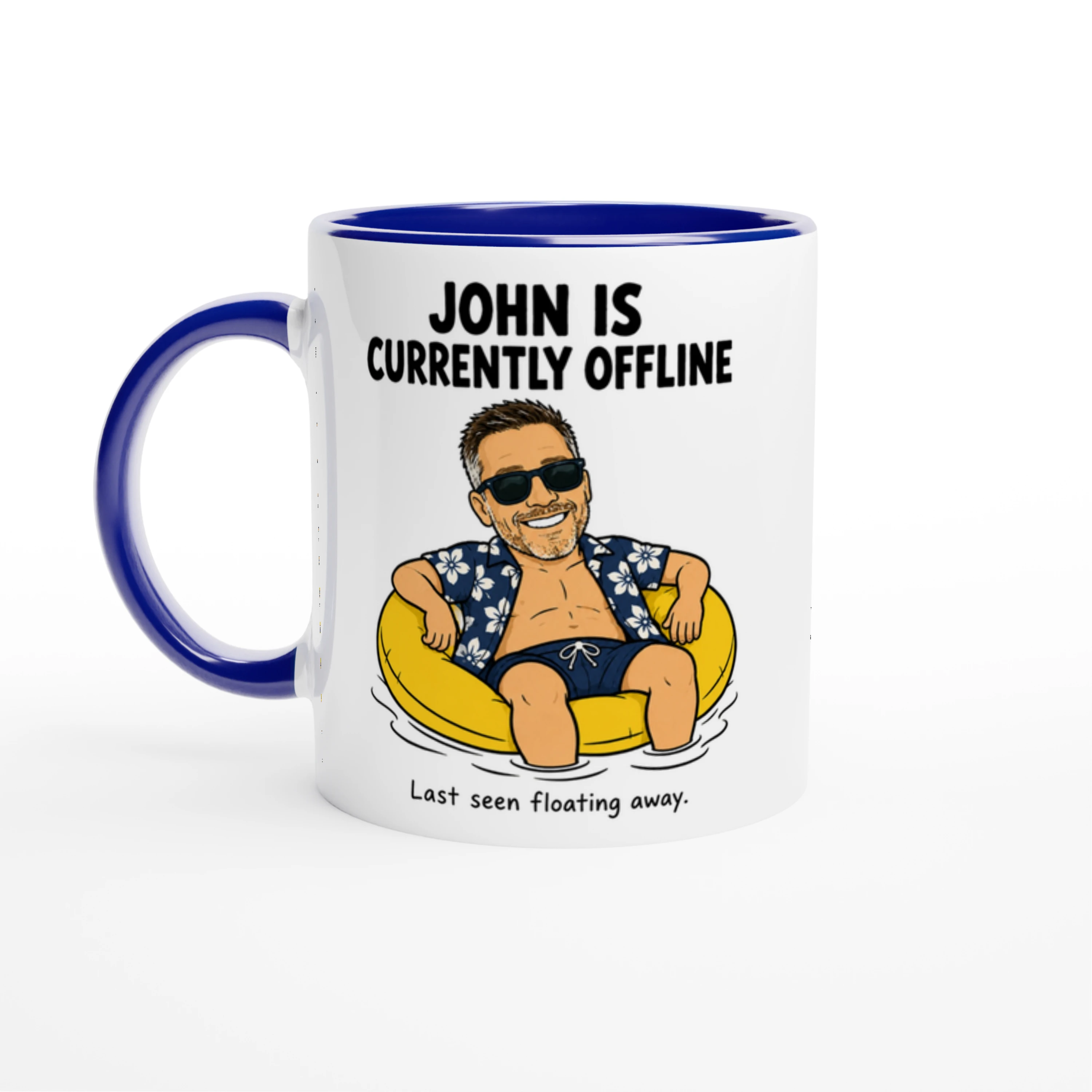 Currently Offline® Floating Away Mug