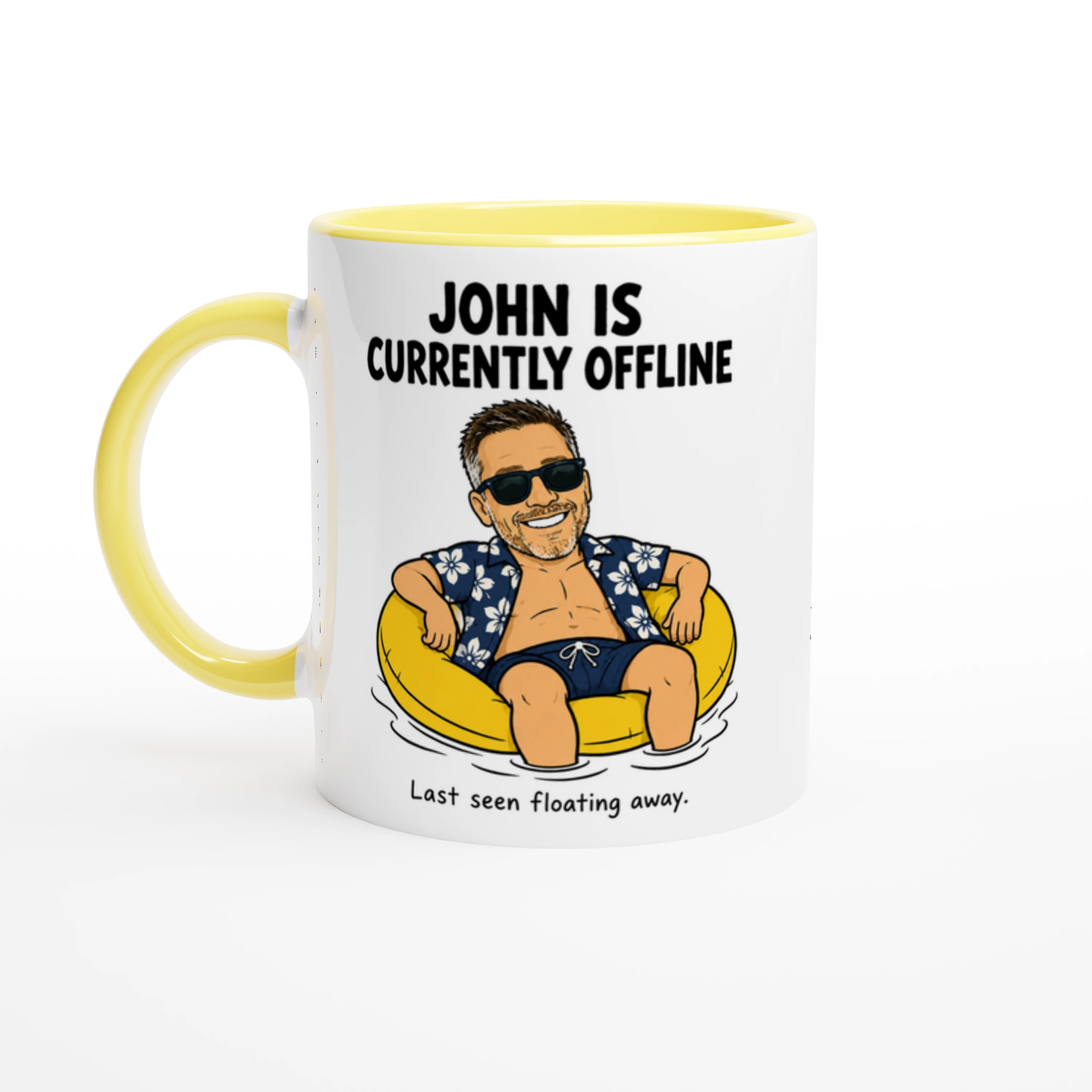 Currently Offline® Floating Away Mug - image 2