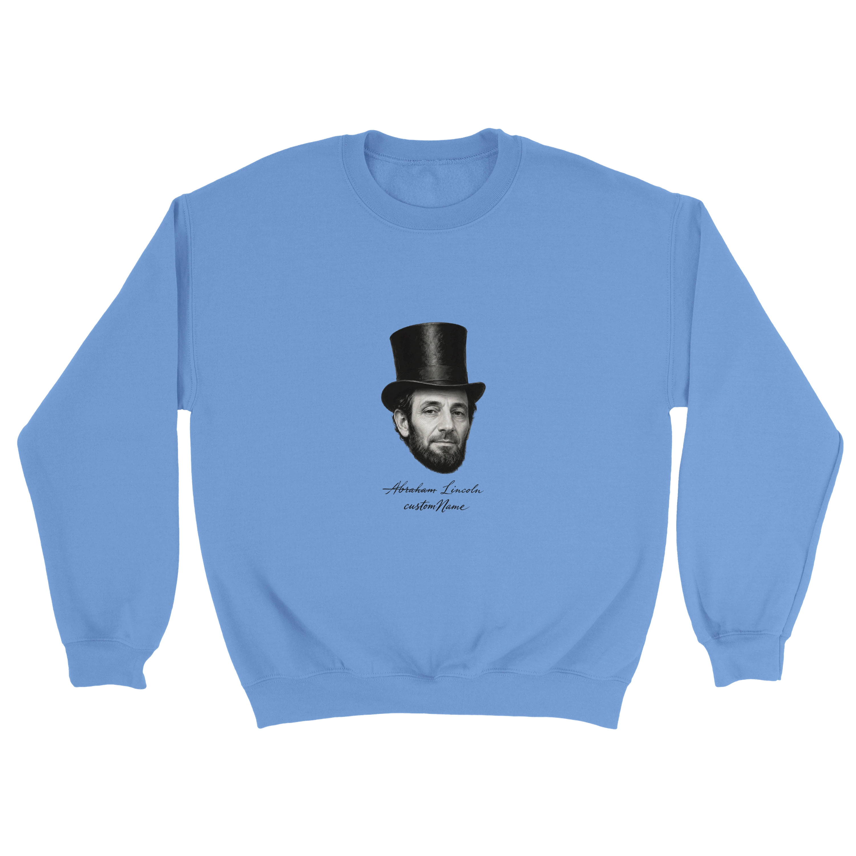 Crewneck Lincoln Head