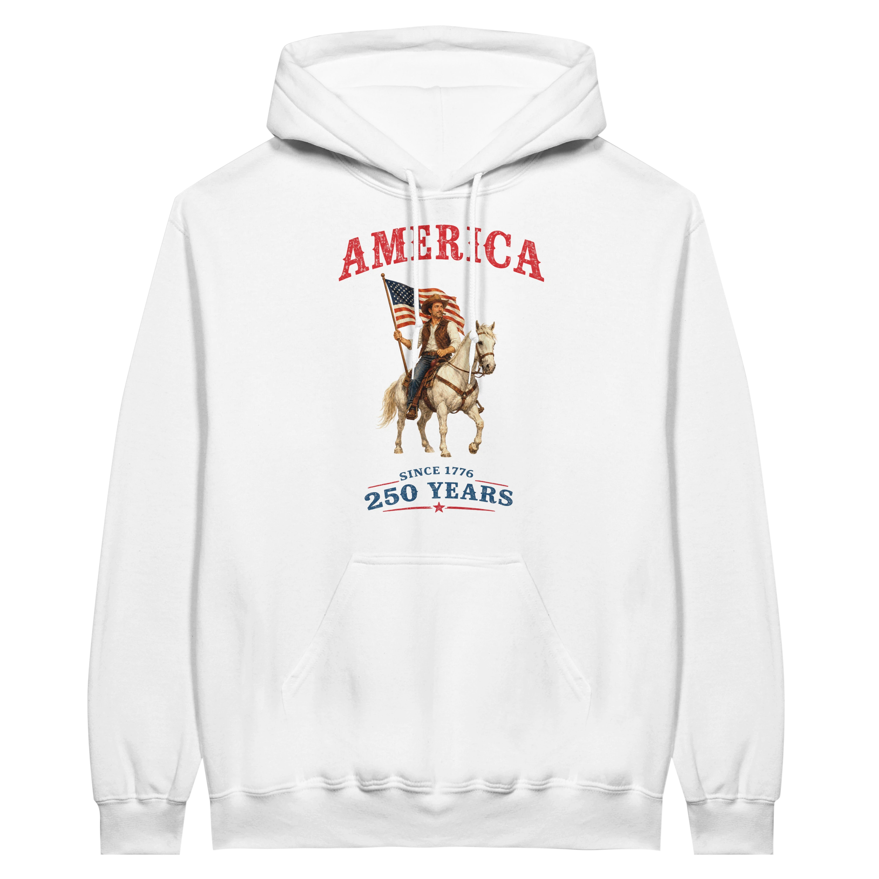 Unisex Hoodie Stars & Stripes Cowboy