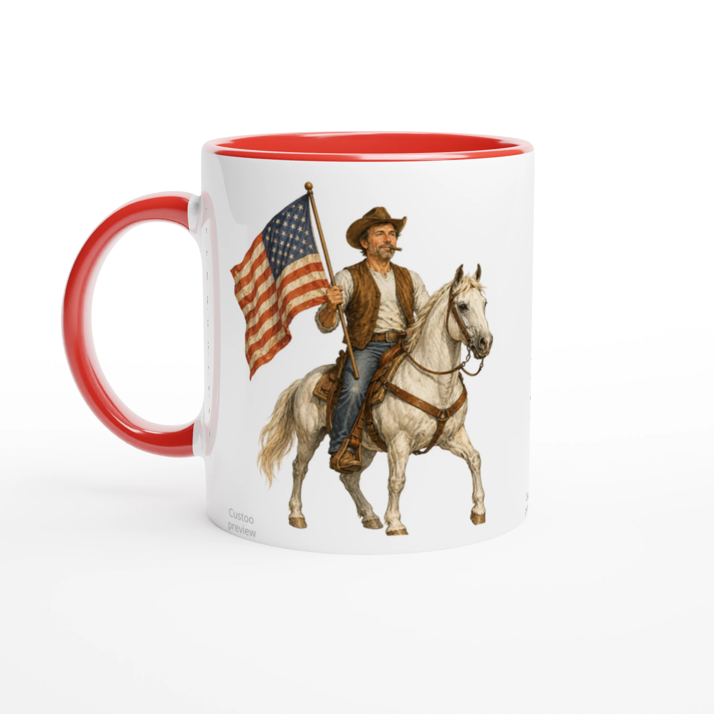 Mug - 11oz Stars & Stripes Cowboy