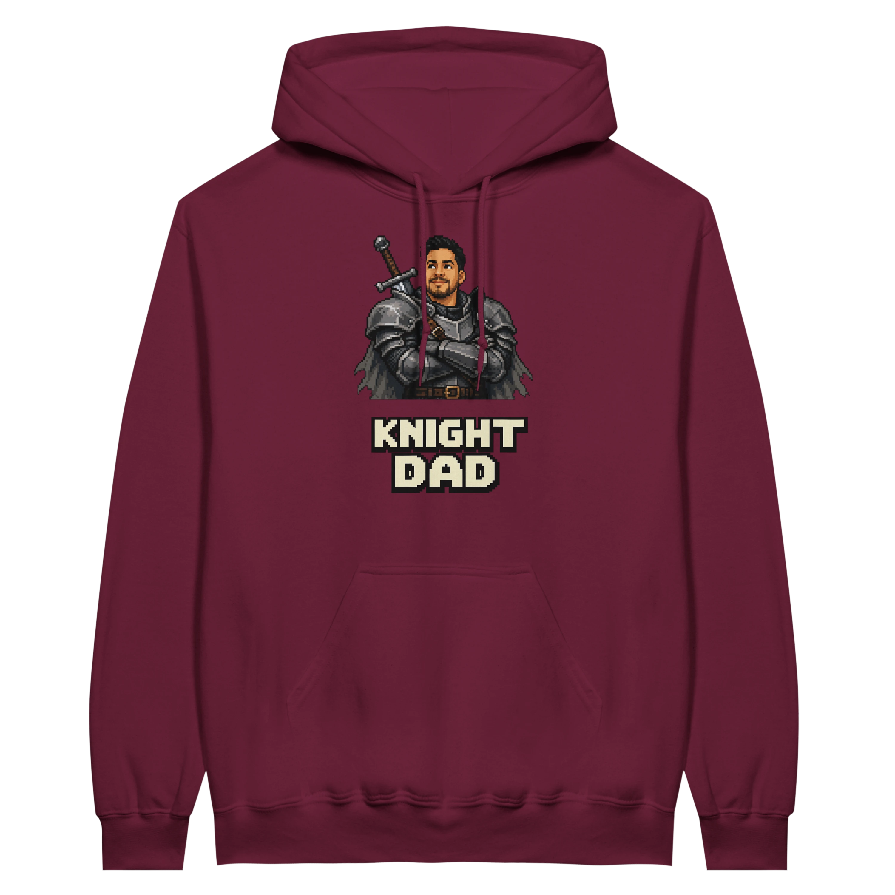 8bit Knight DAD Hoodie - image 1