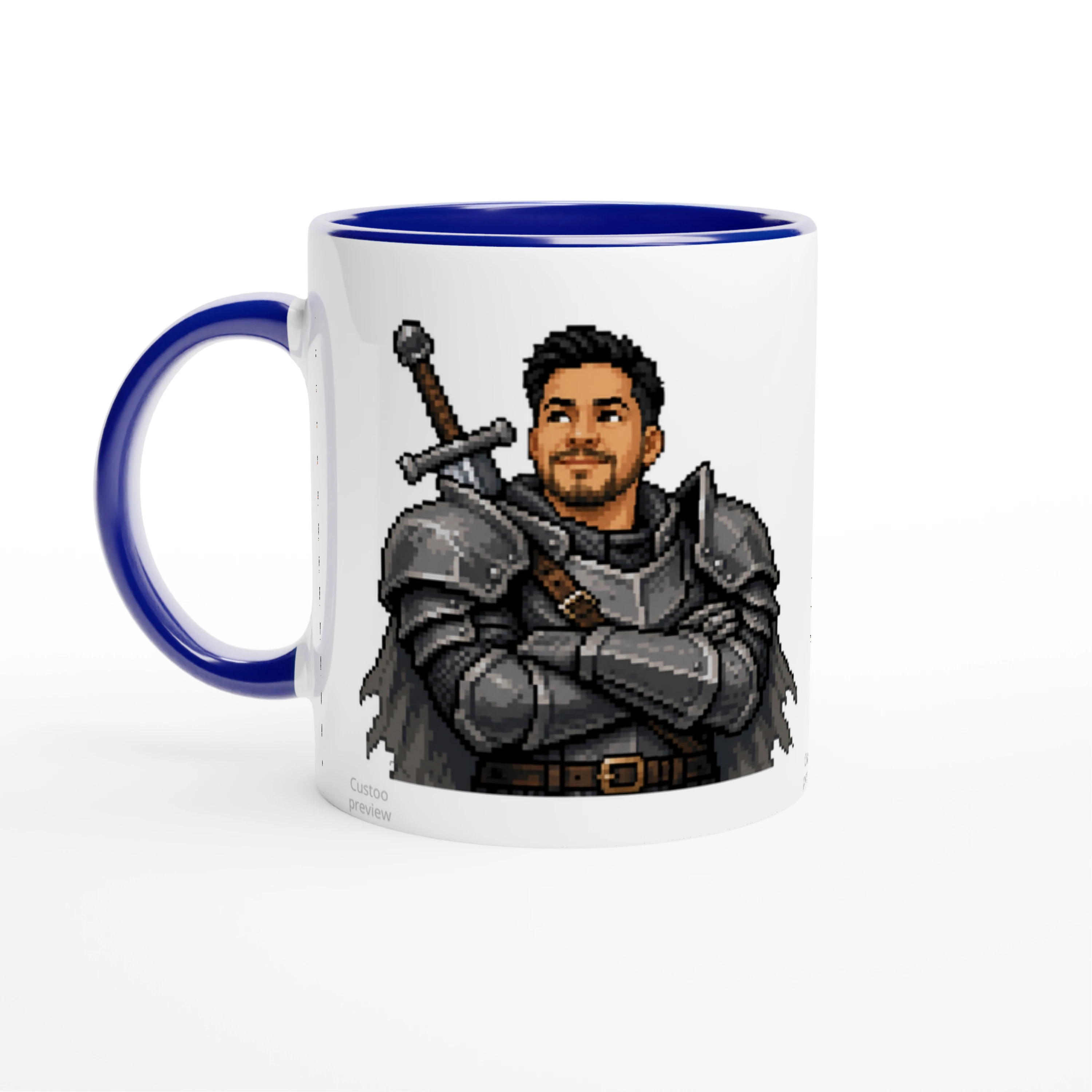 Mug – 8bit Knight DAD - image 1