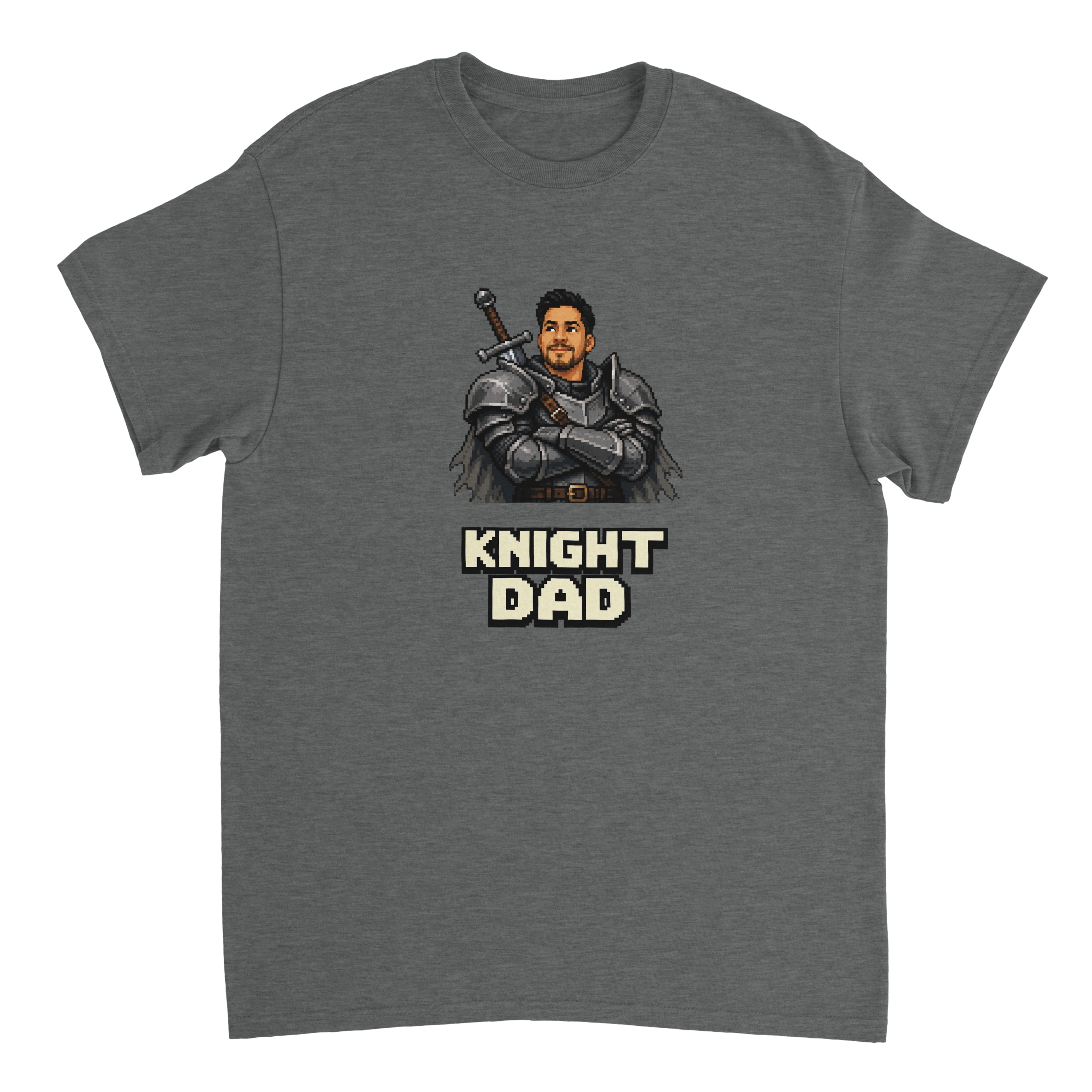 T-Shirt – 8bit Knight DAD - image 1