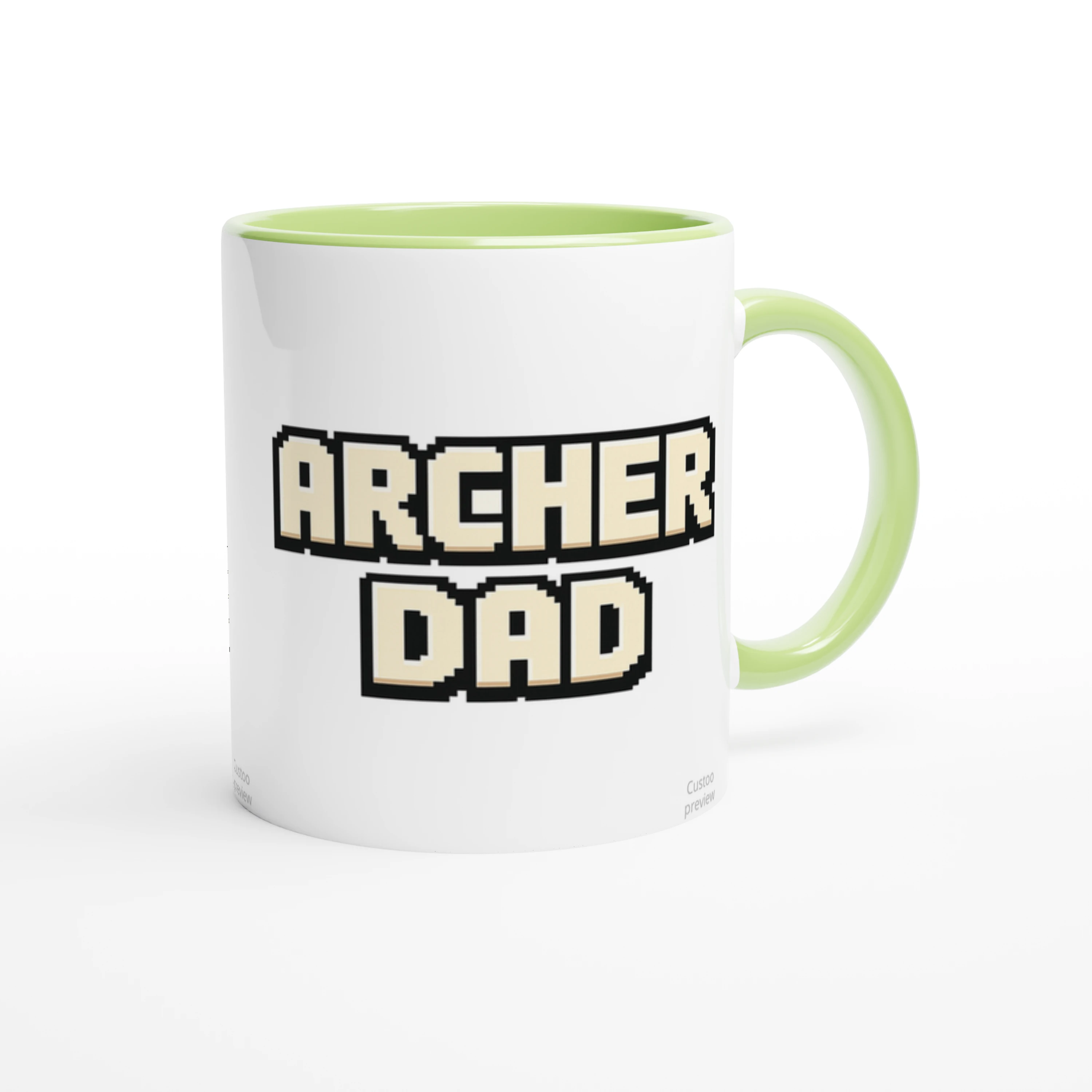 8bit Archer DAD Mug - image 2