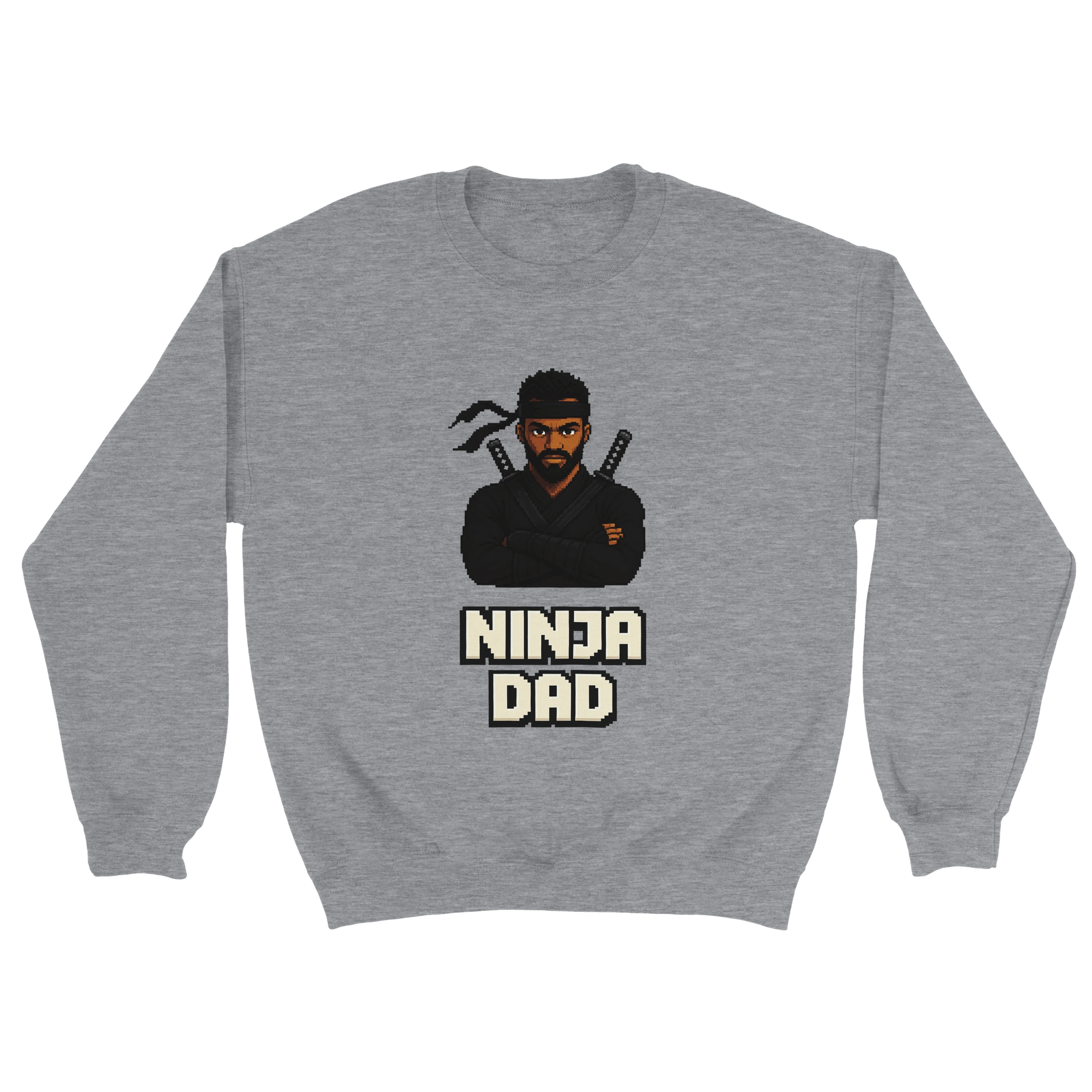 Crewneck - 8bit Ninja DAD - image 1