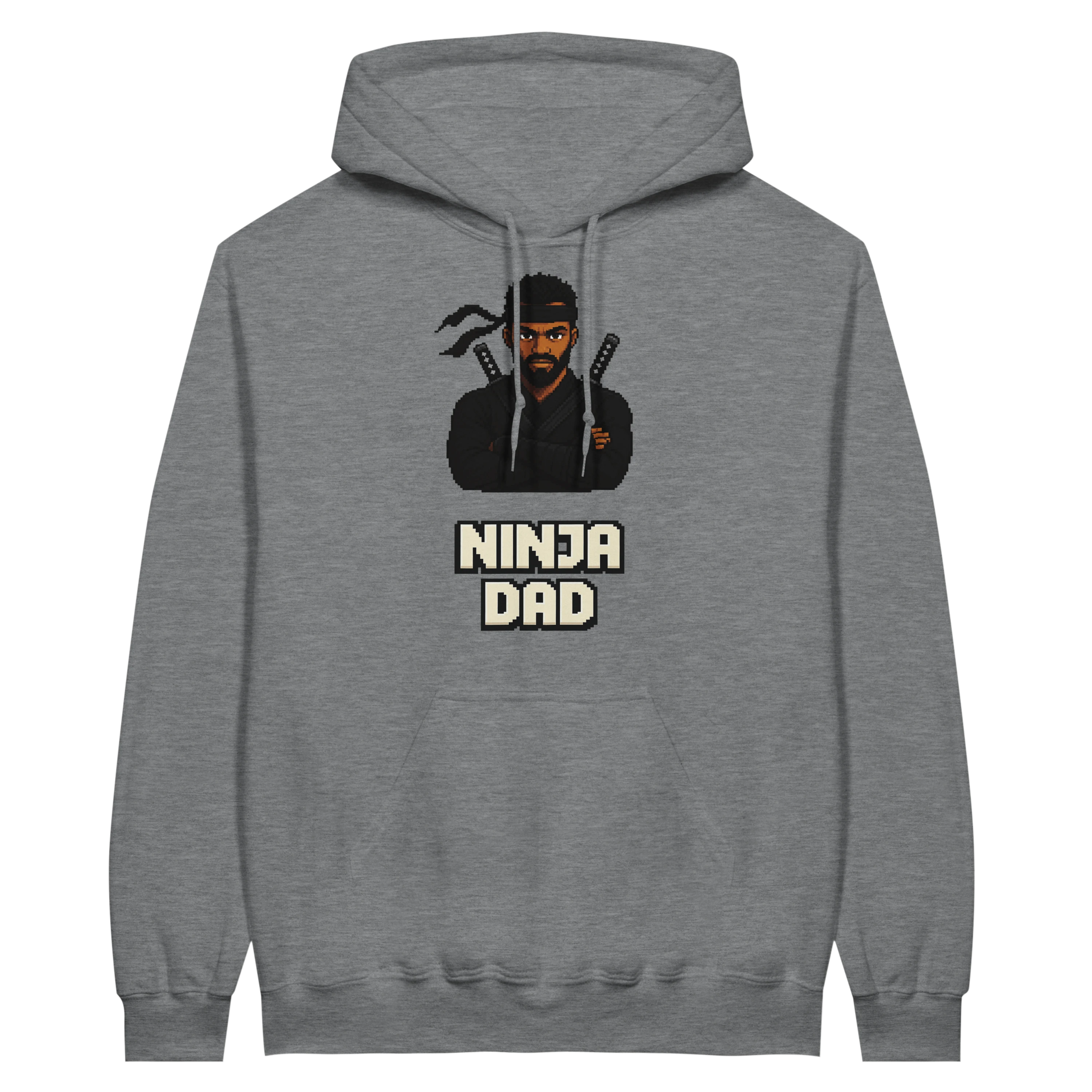 Hoodie - 8bit Ninja DAD - image 1