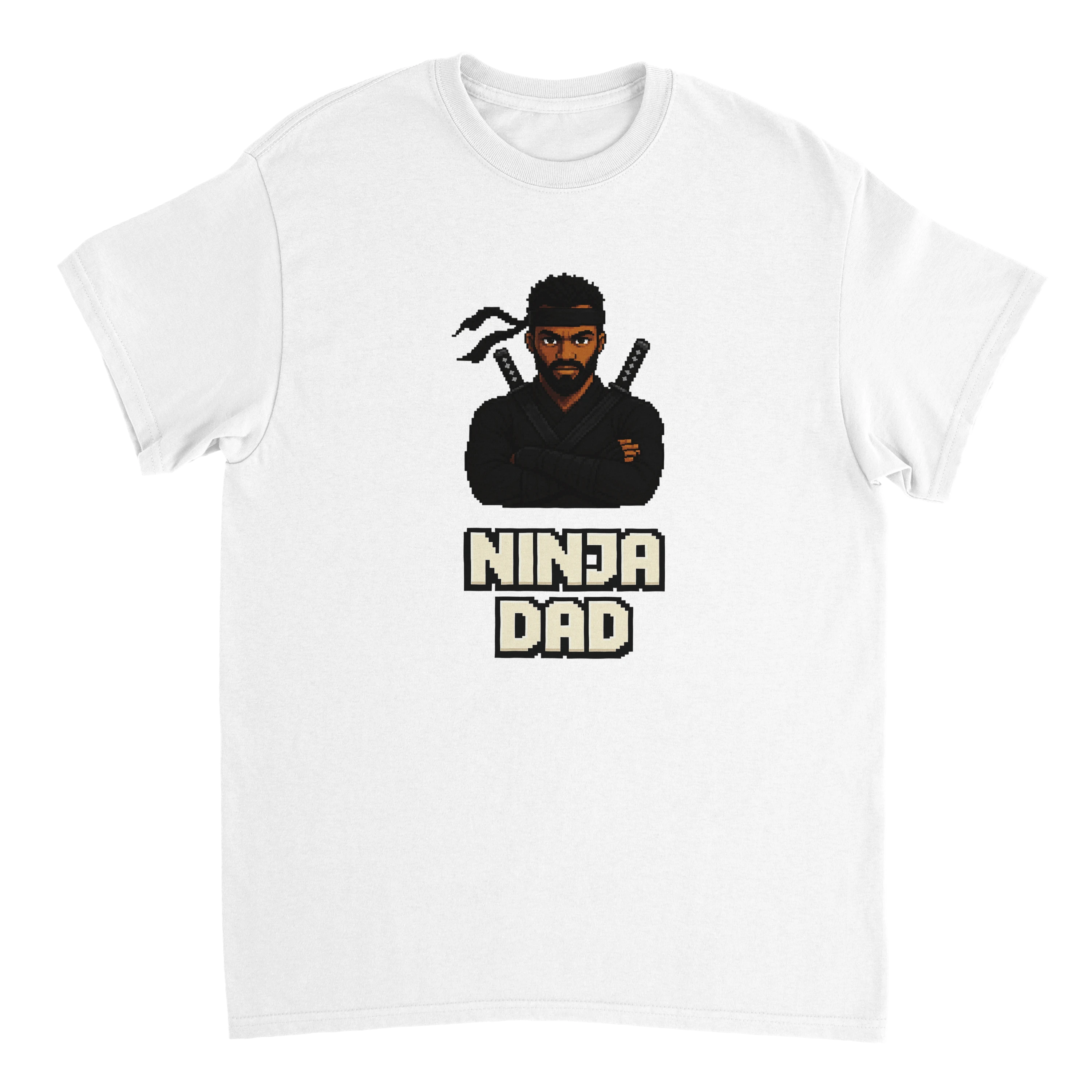 T-Shirt - 8bit Ninja DAD - image 1