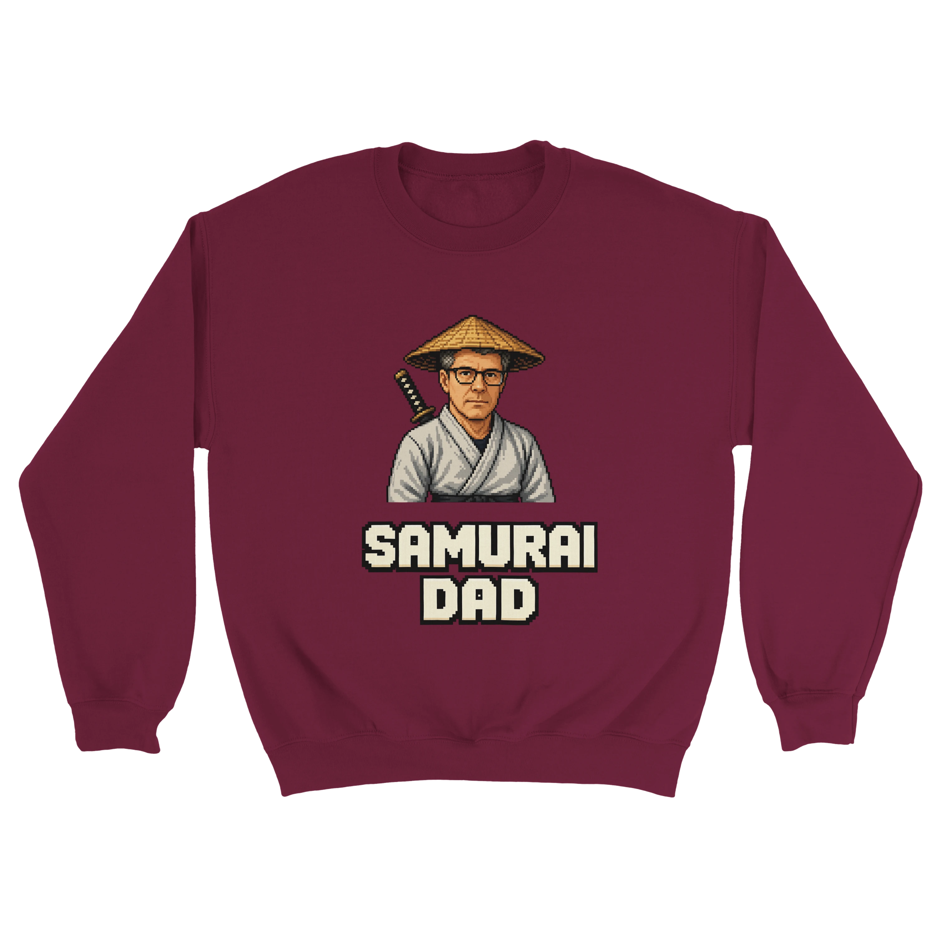 Crewneck - 8bit Samurai DAD - image 1