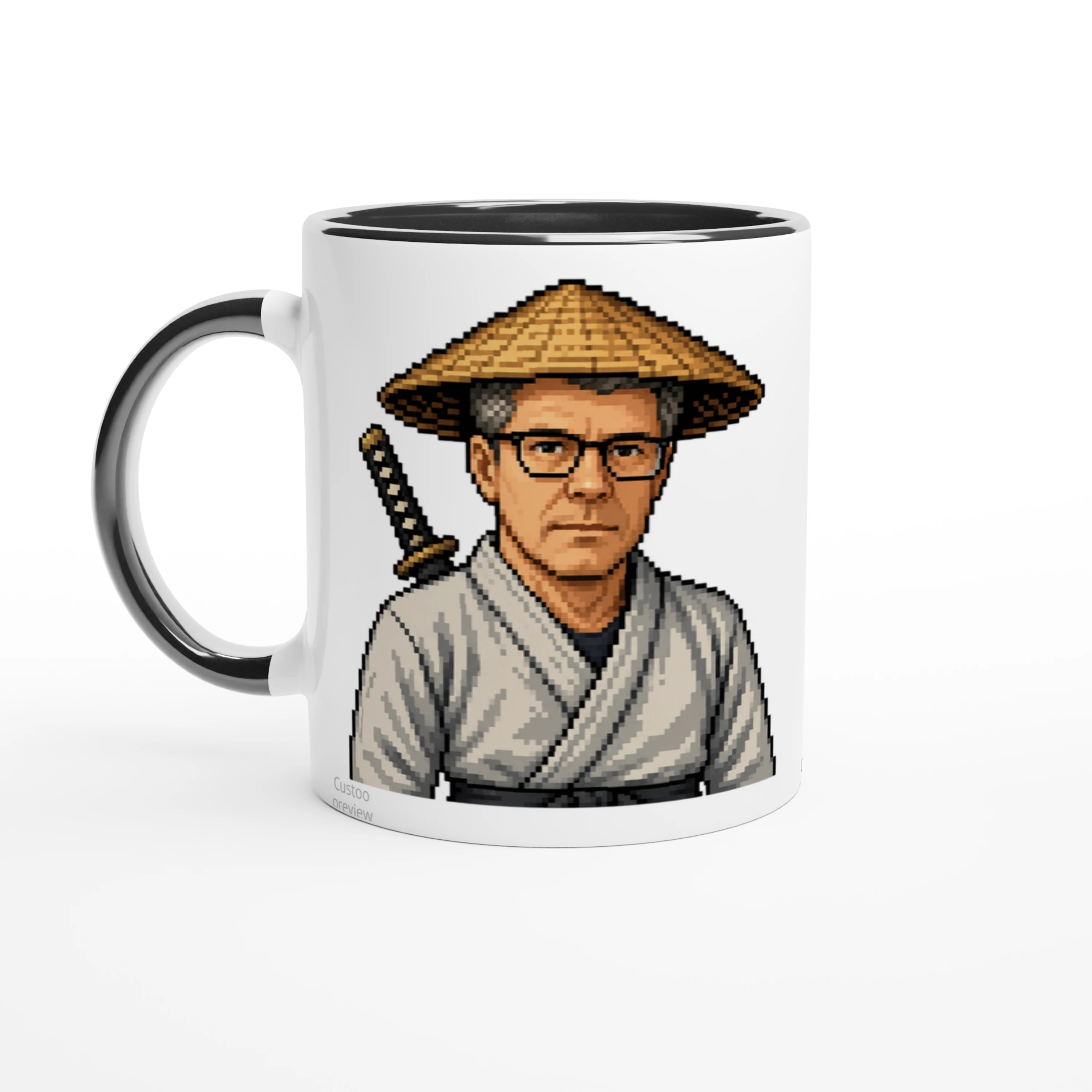 Mug - 8bit Samurai DAD - image 1