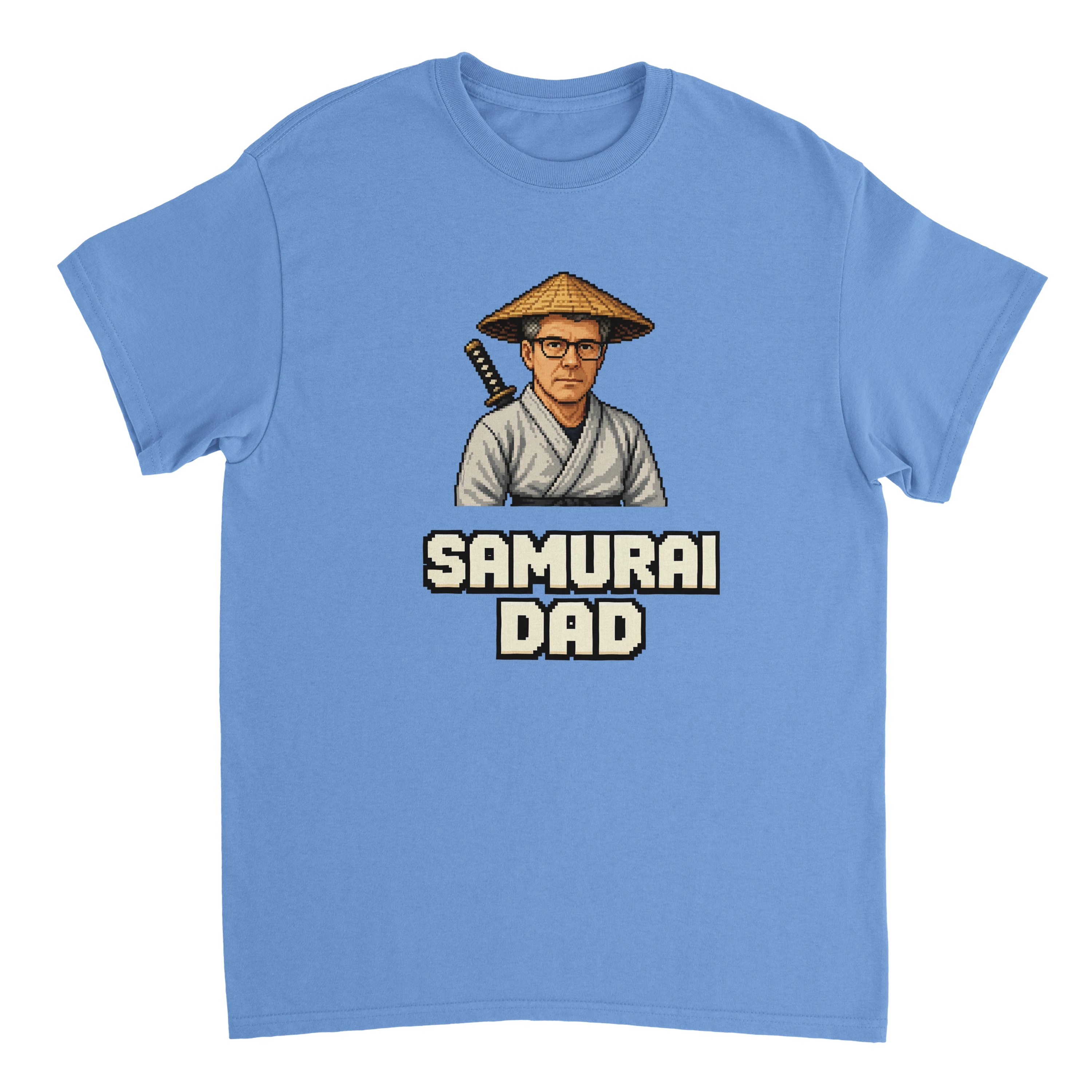 T-Shirt - 8bit Samurai DAD - image 1
