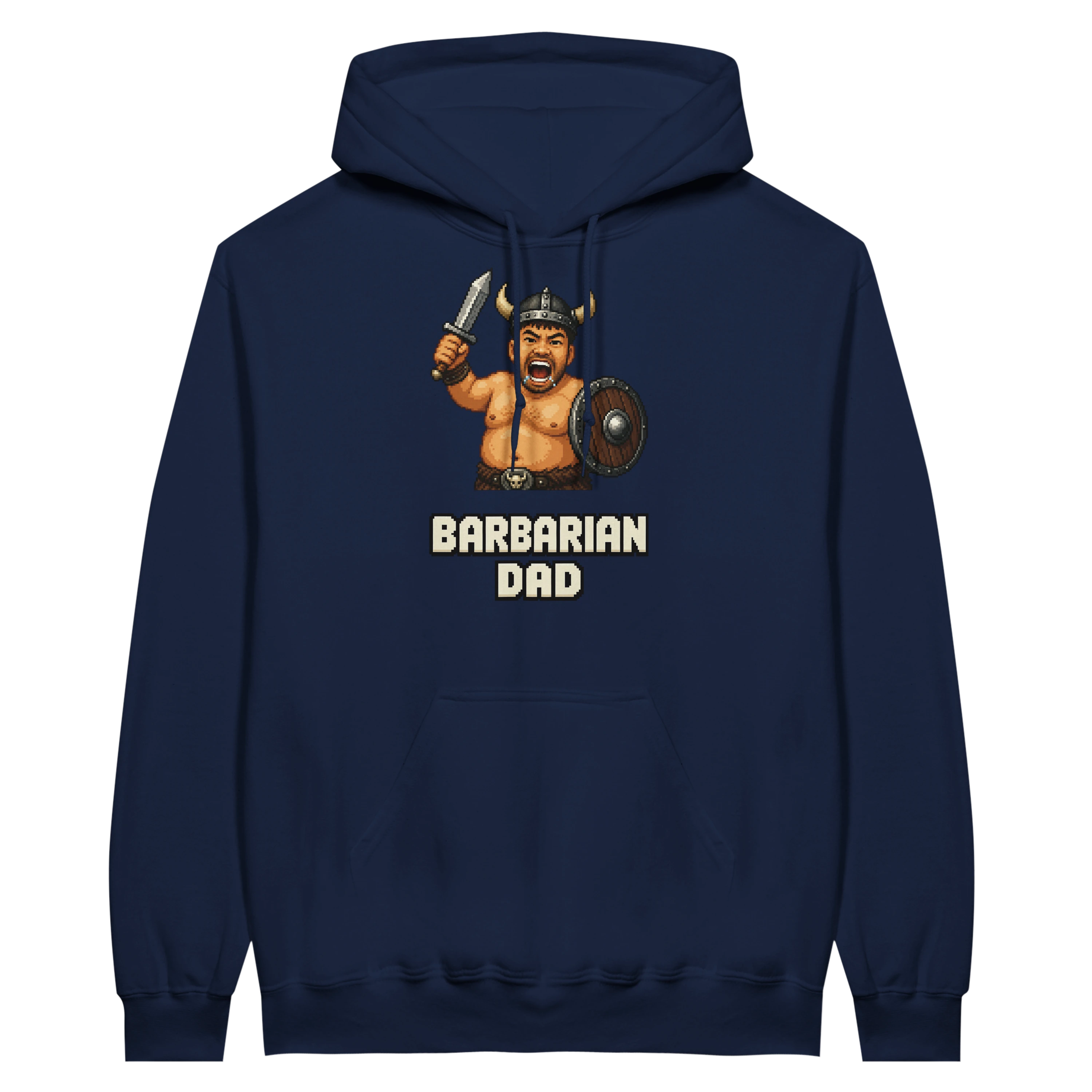 Hoodie - 8bit Barbarian DAD - image 1