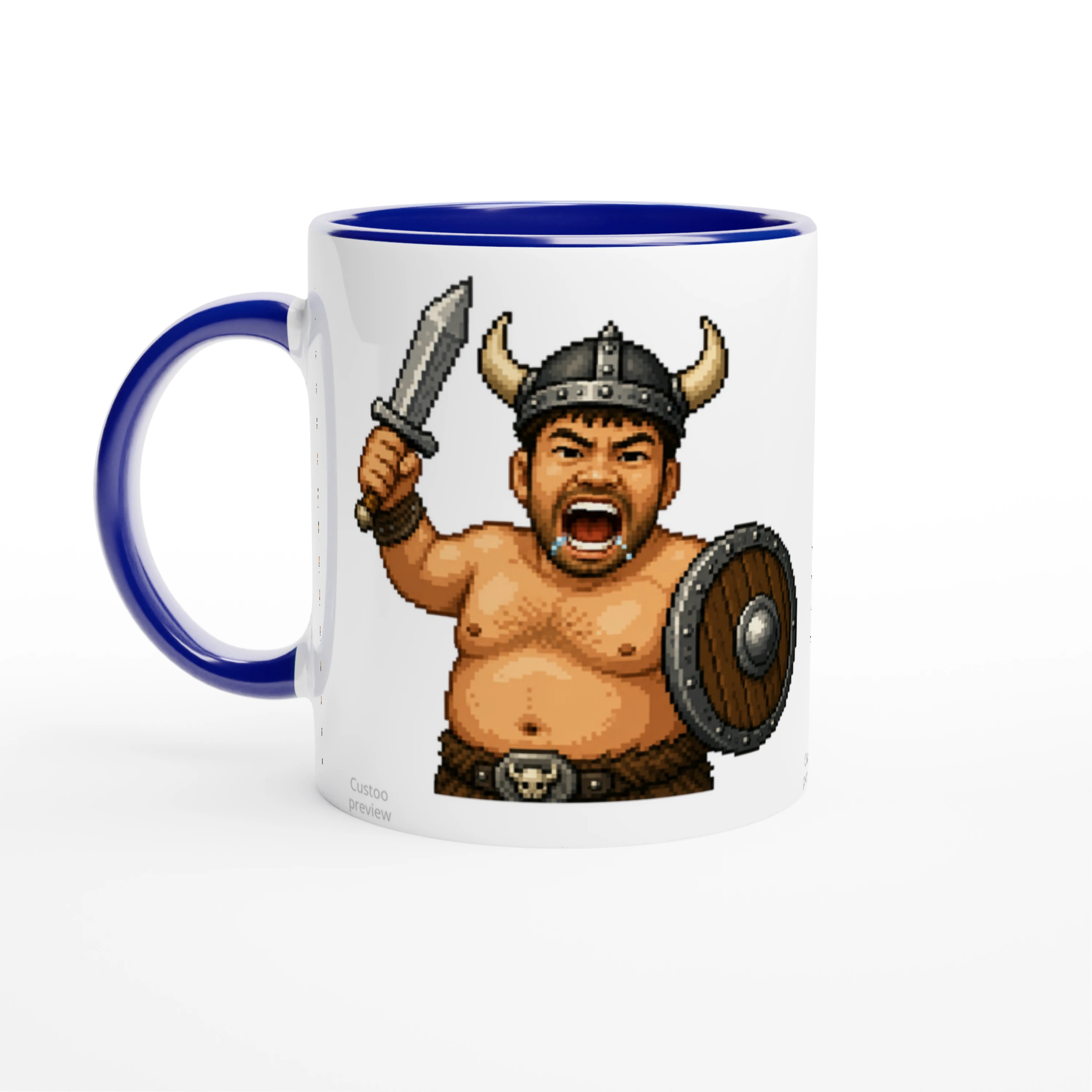 Mug - 8bit Barbarian DAD - image 1