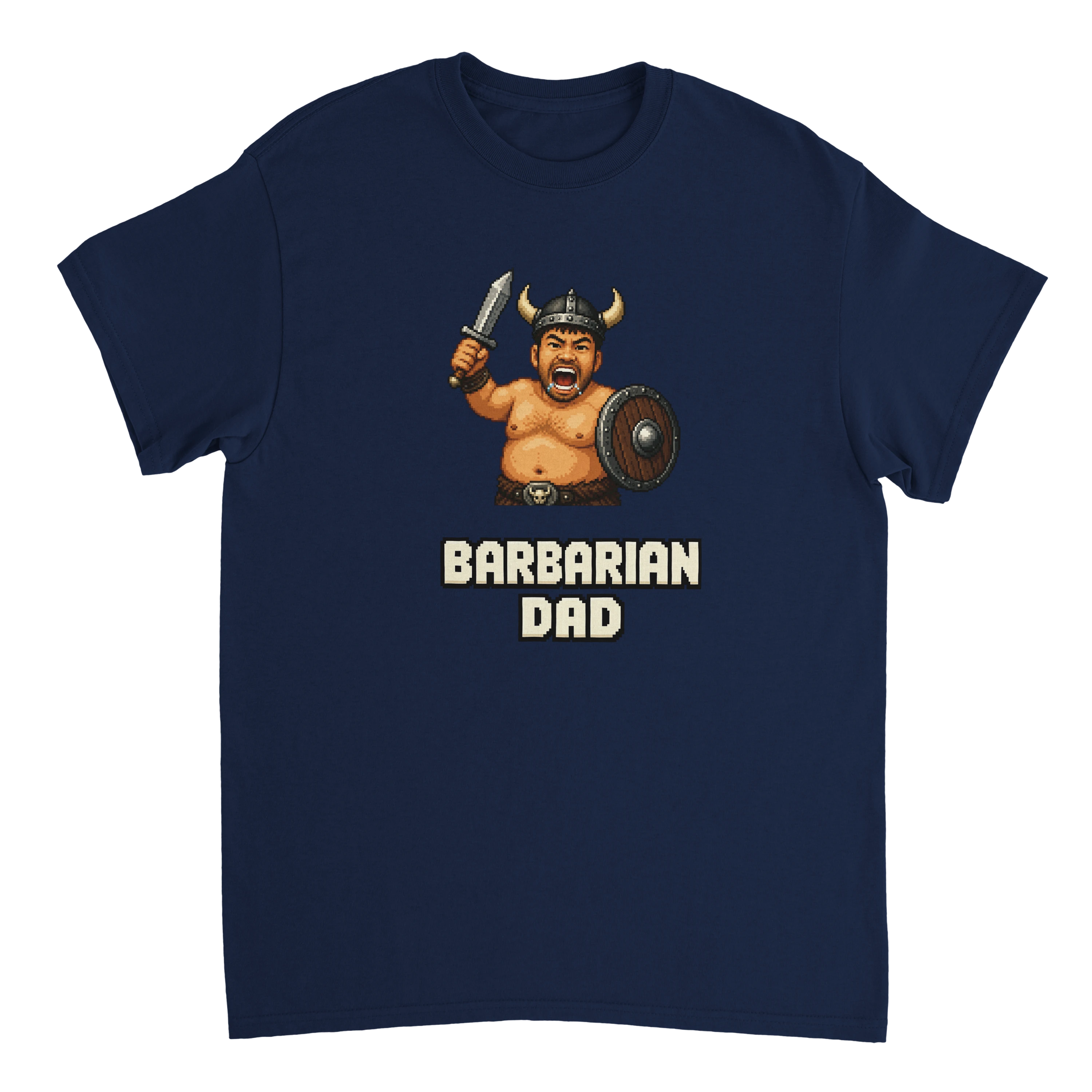 T-Shirt - 8bit Barbarian DAD - image 1