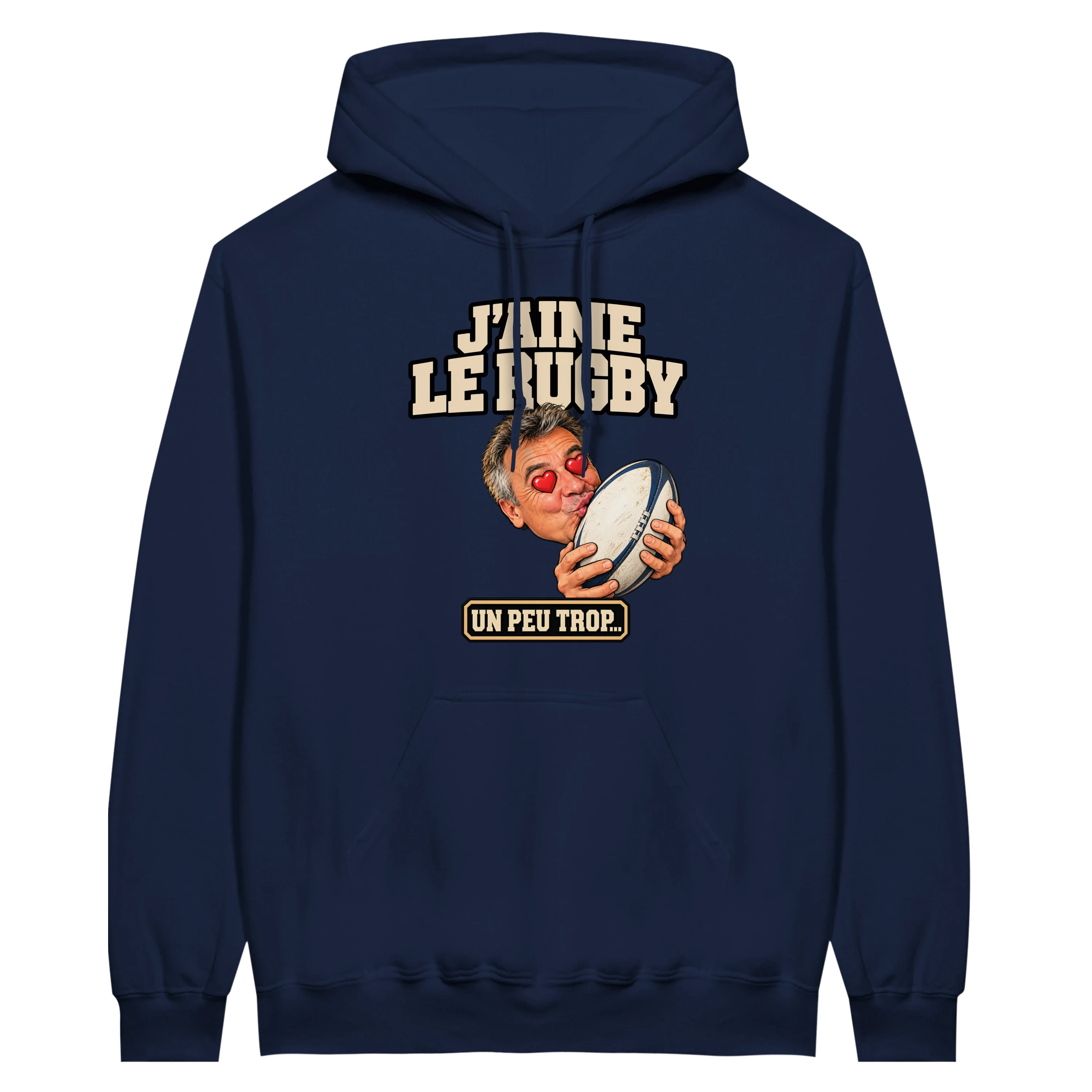 Hoodie Rugby Bisou Drôle - image 2