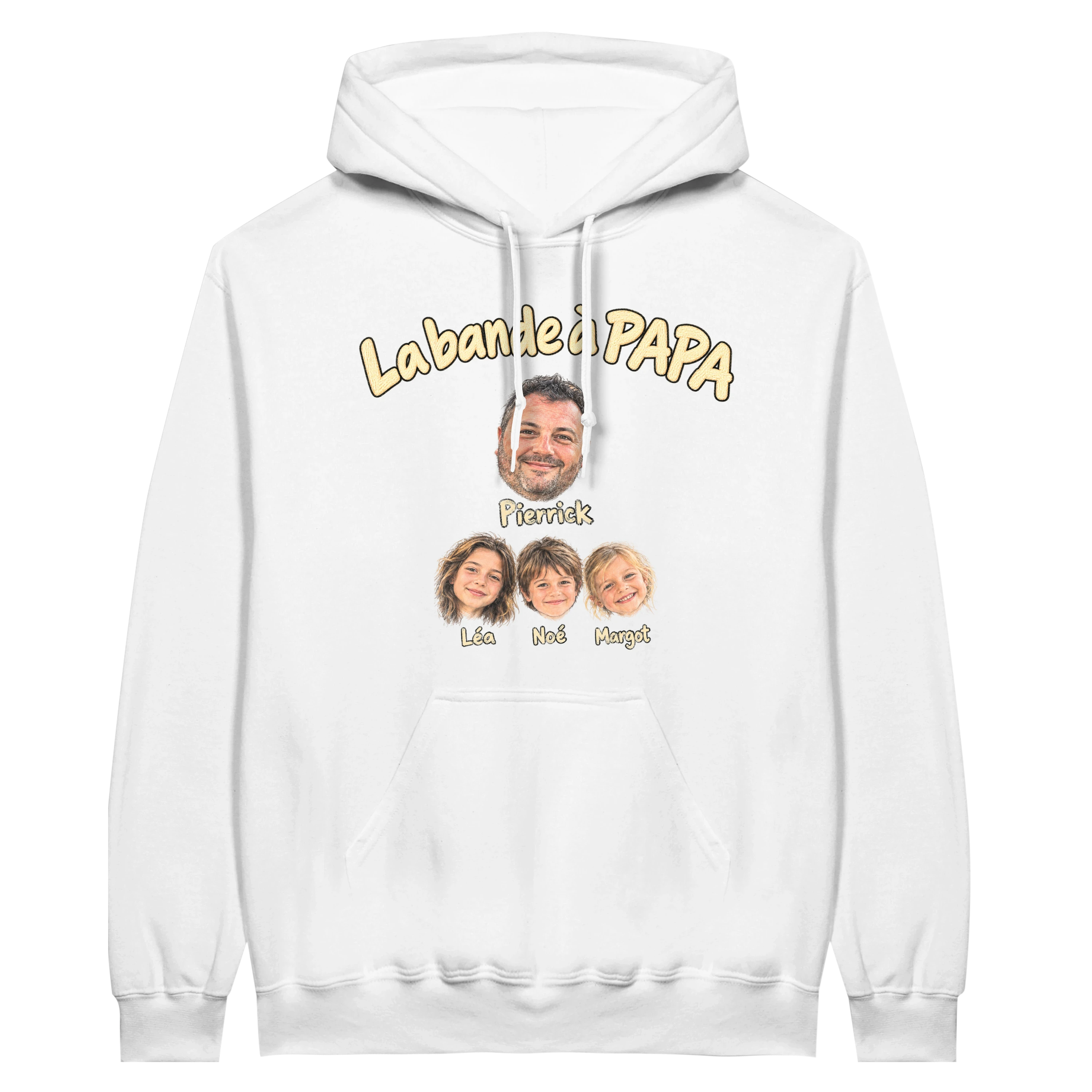 Hoodie Bande à Papa - crayon - image 2