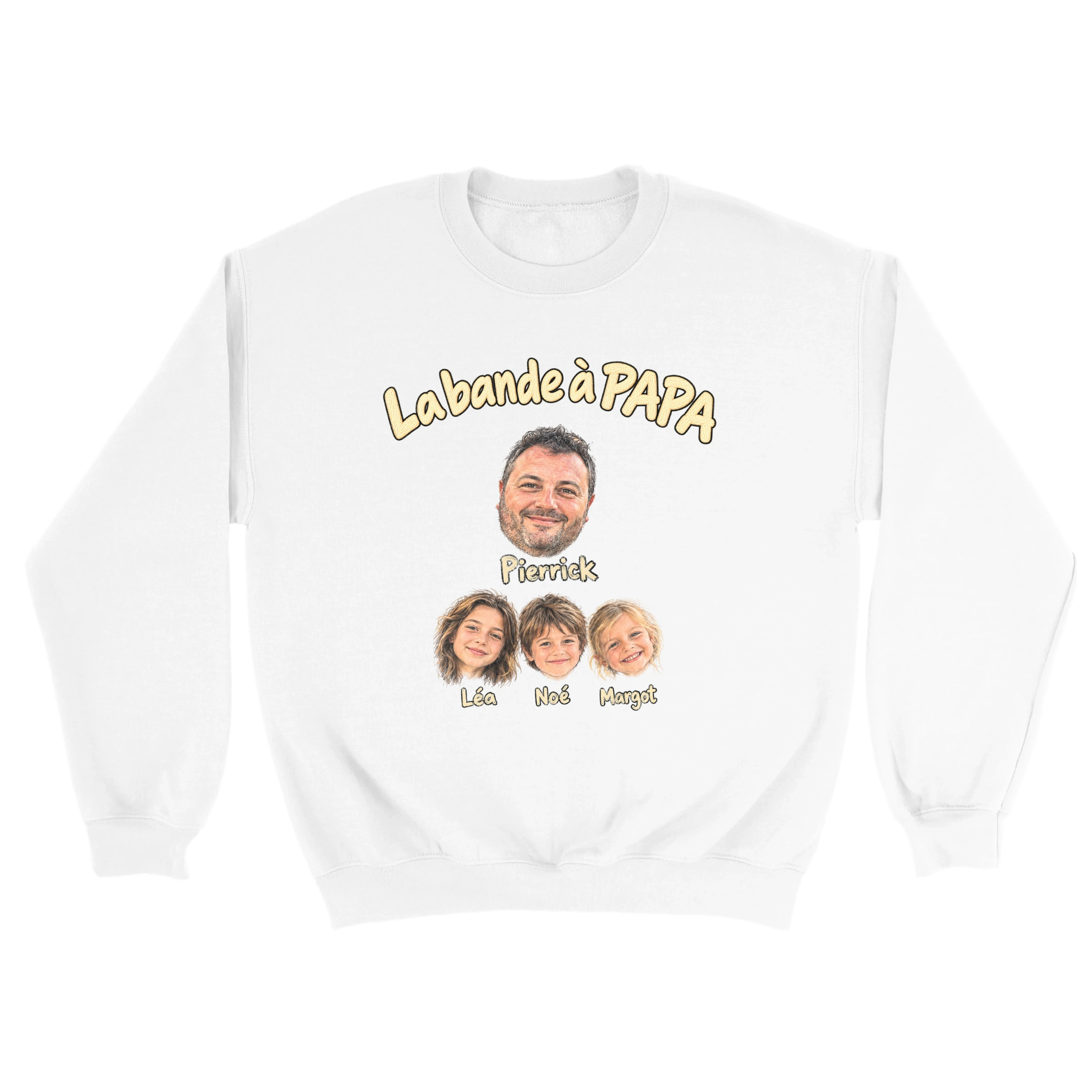 Crewneck Bande à Papa - crayon - image 2