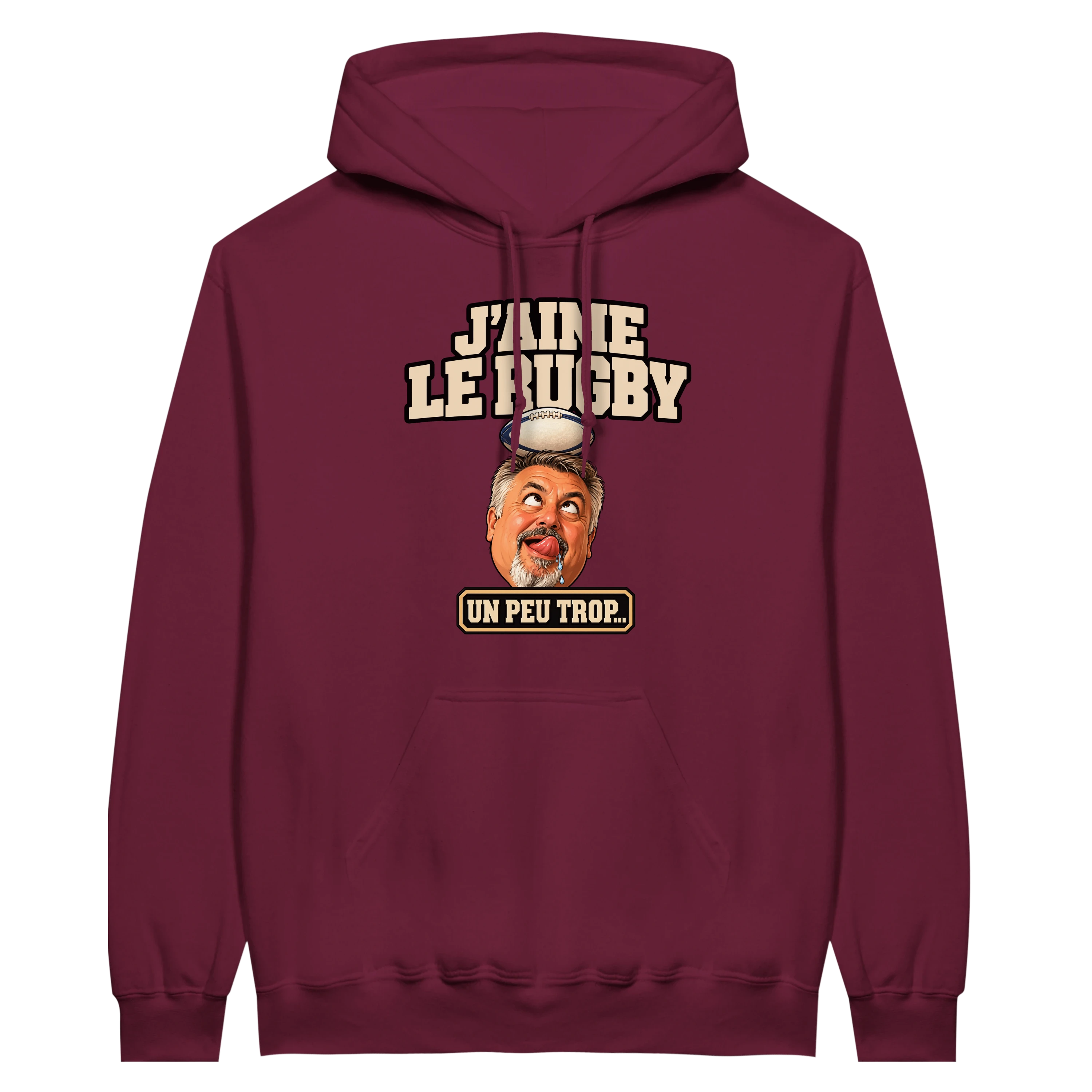 Hoodie Rugby Bave Drôle - image 2