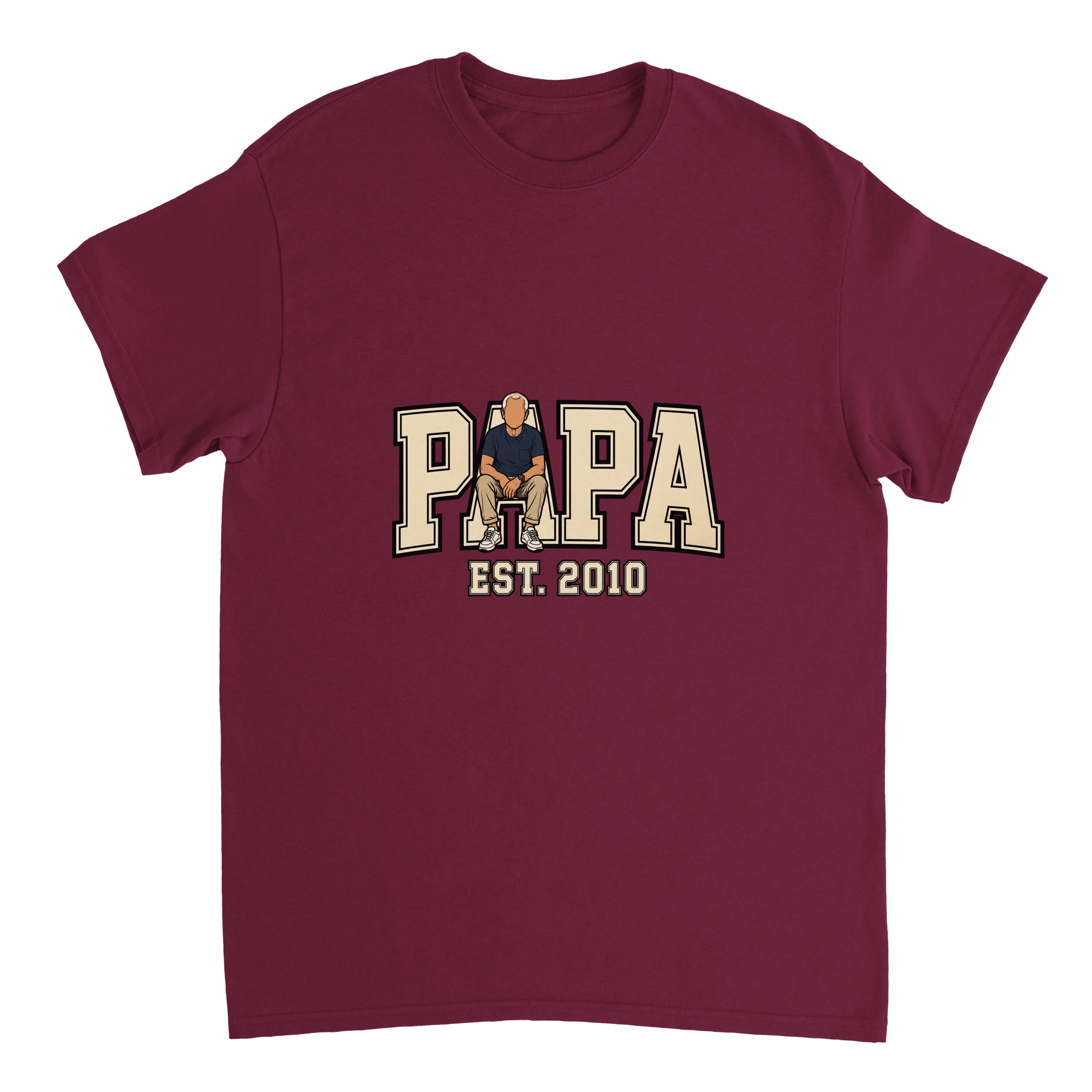 T-Shirt PAPA Logo Universitaire - image 2