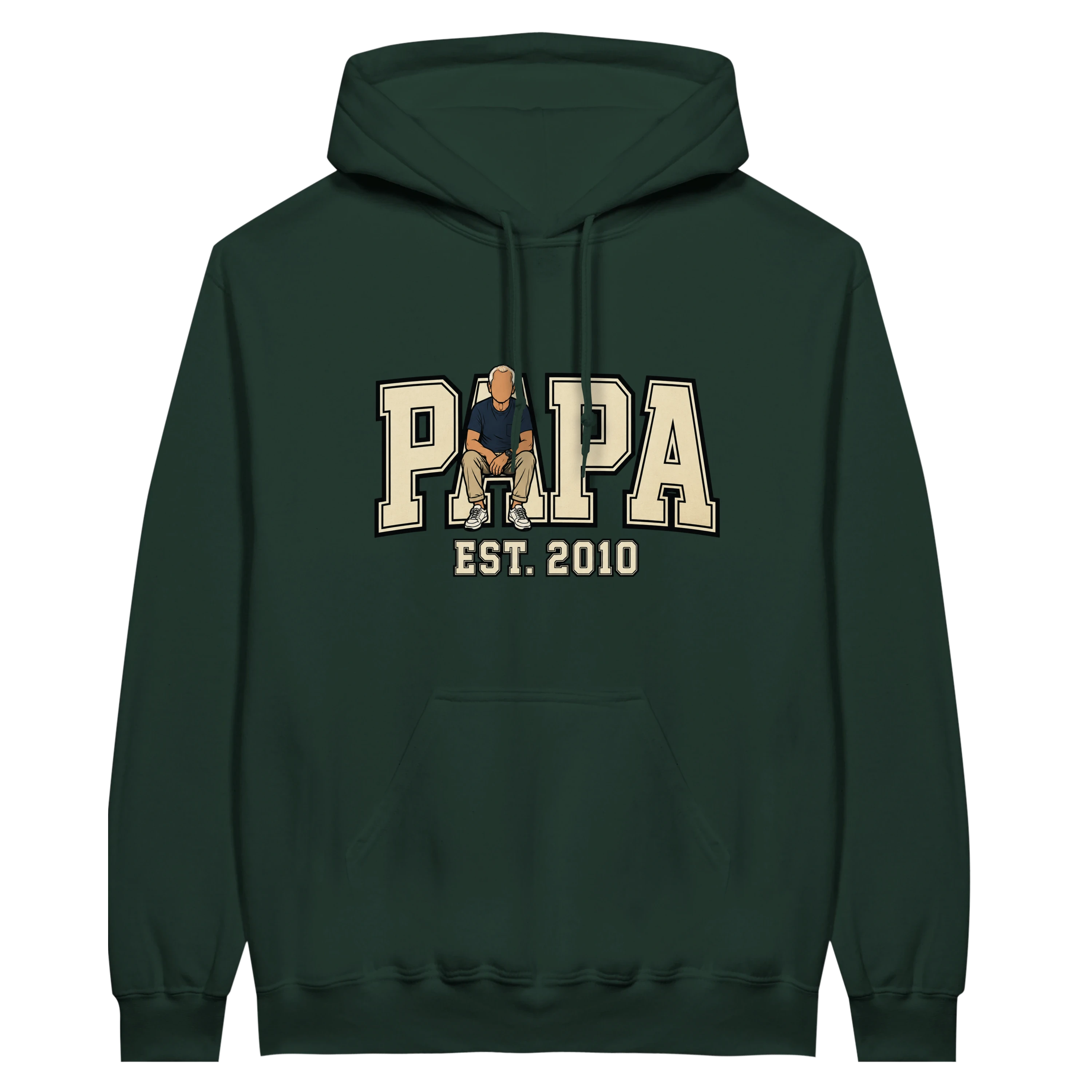 Hoodie PAPA Logo Universitaire - image 2