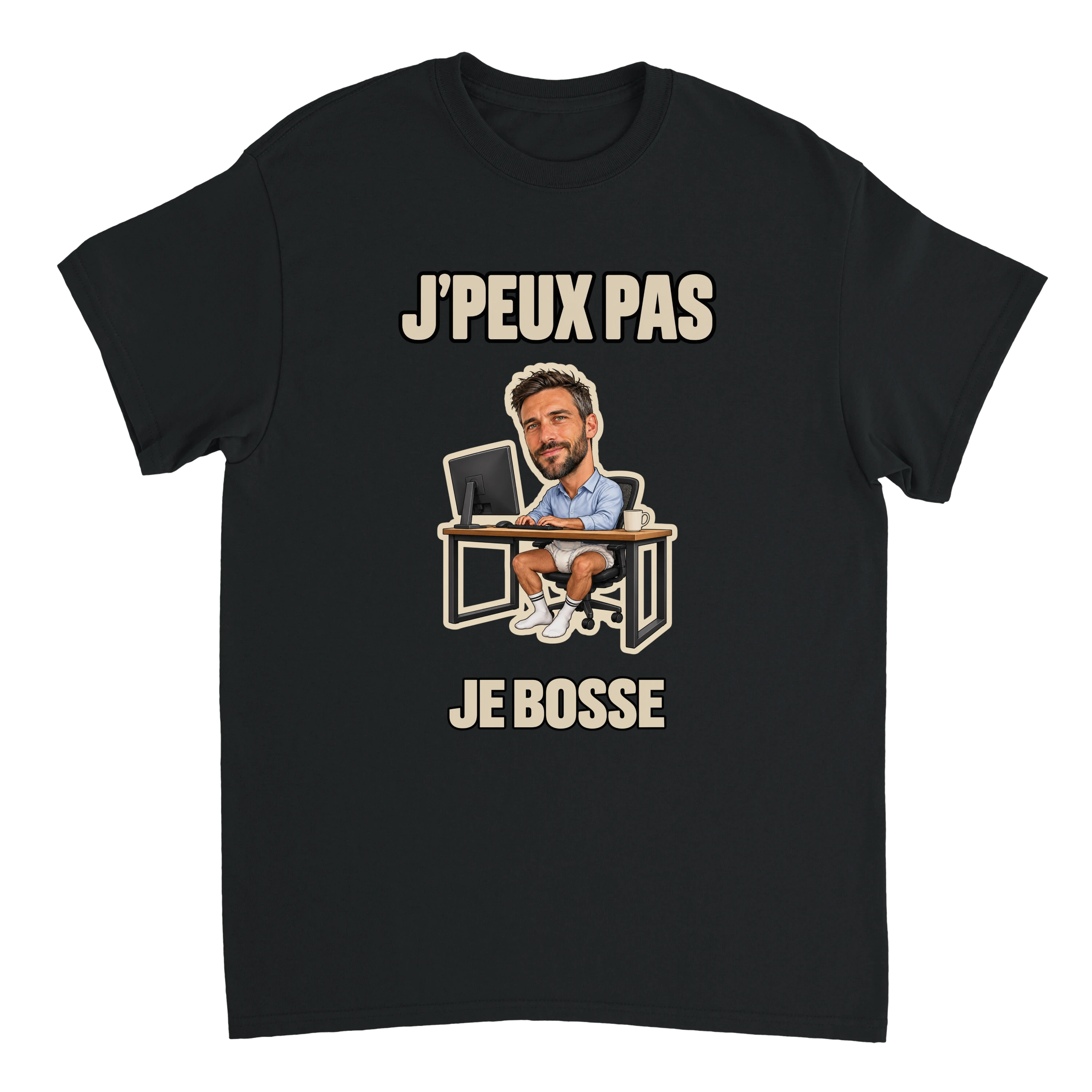 T-Shirt J'peux pas JE BOSSE - image 2