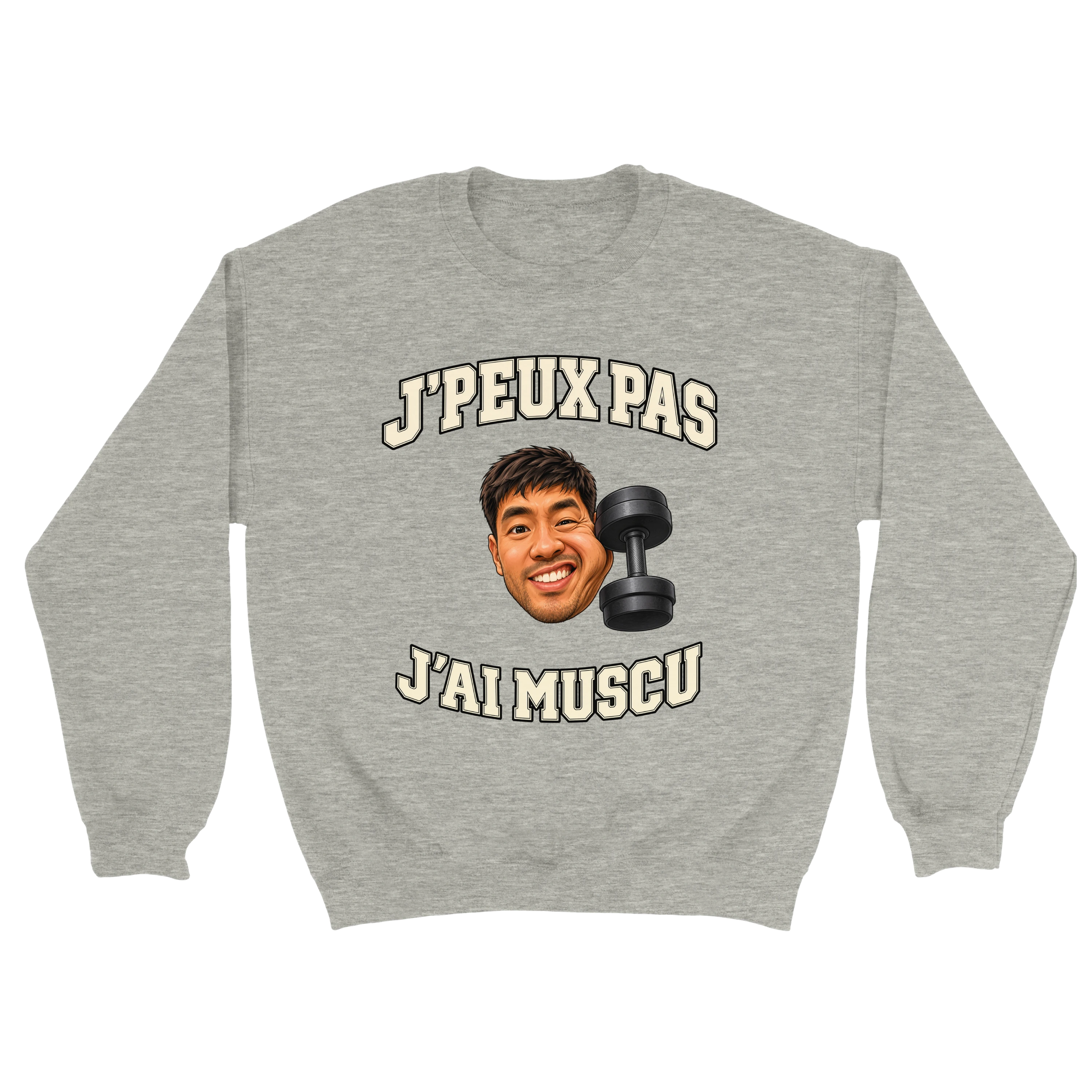 Sweat Crewneck - Jpeux pas j'ai MUSCU - image 2