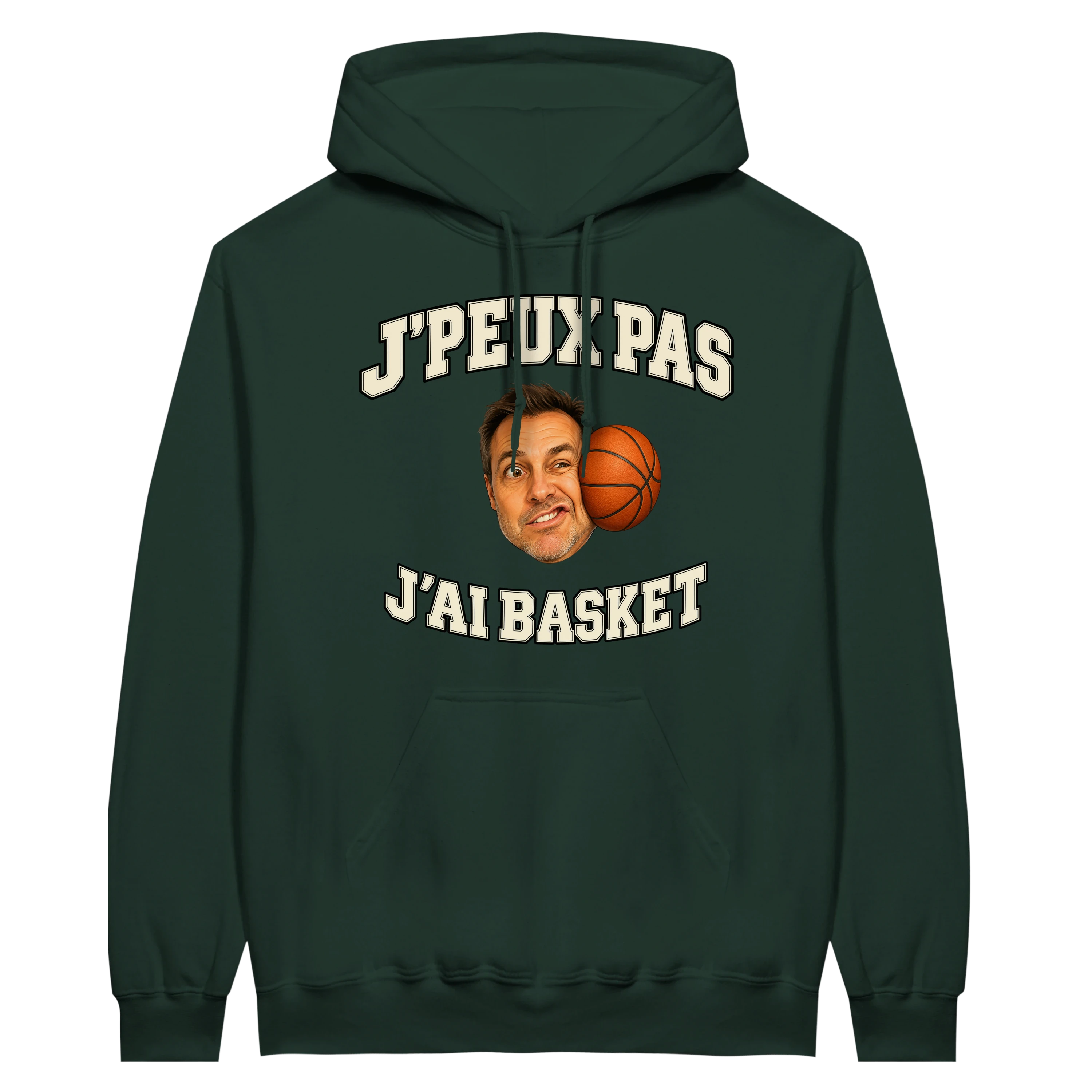 Hoodie 'J'peux pas, j'ai BASKET' - image 2