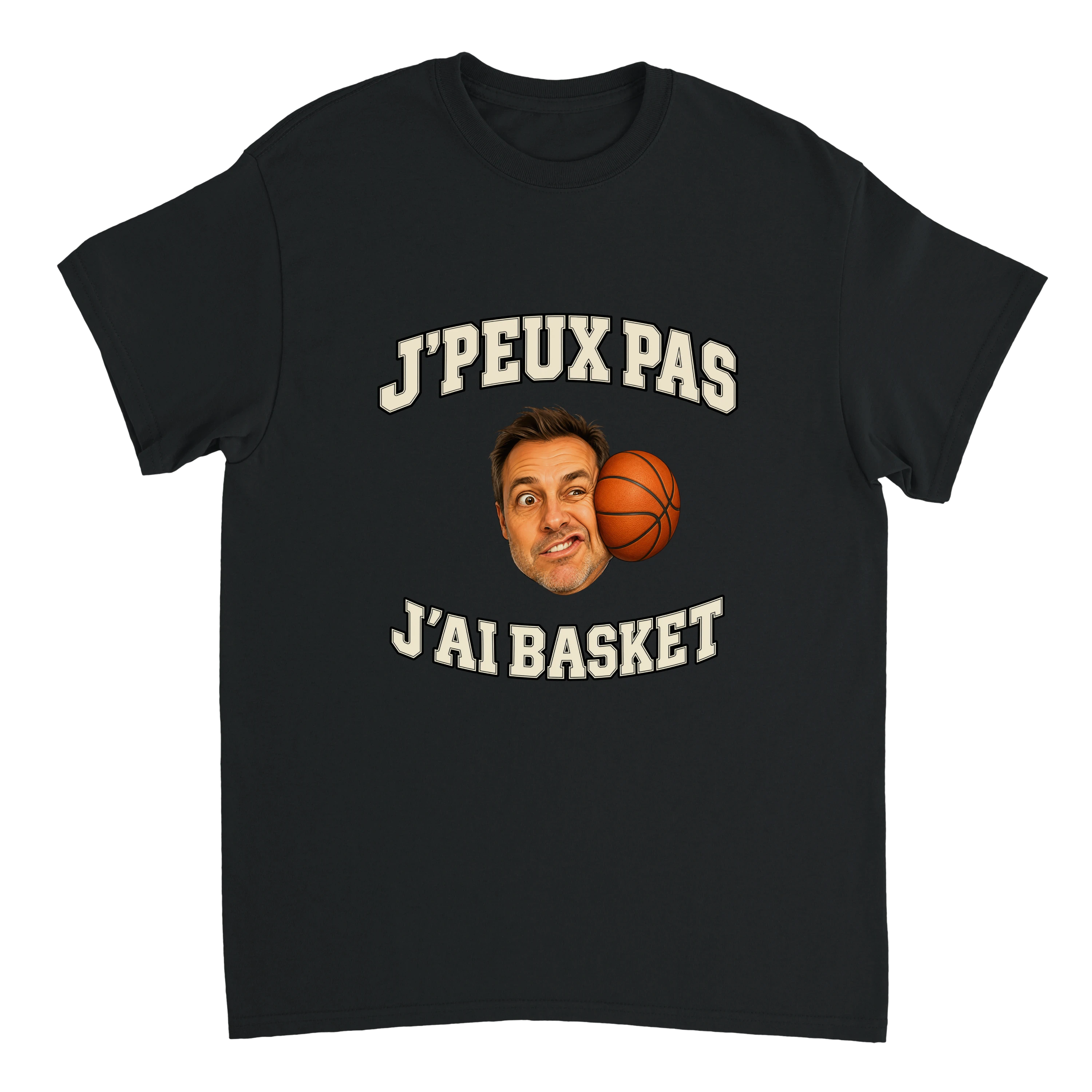 T-Shirt 'J'peux pas, j'ai BASKET' - image 2