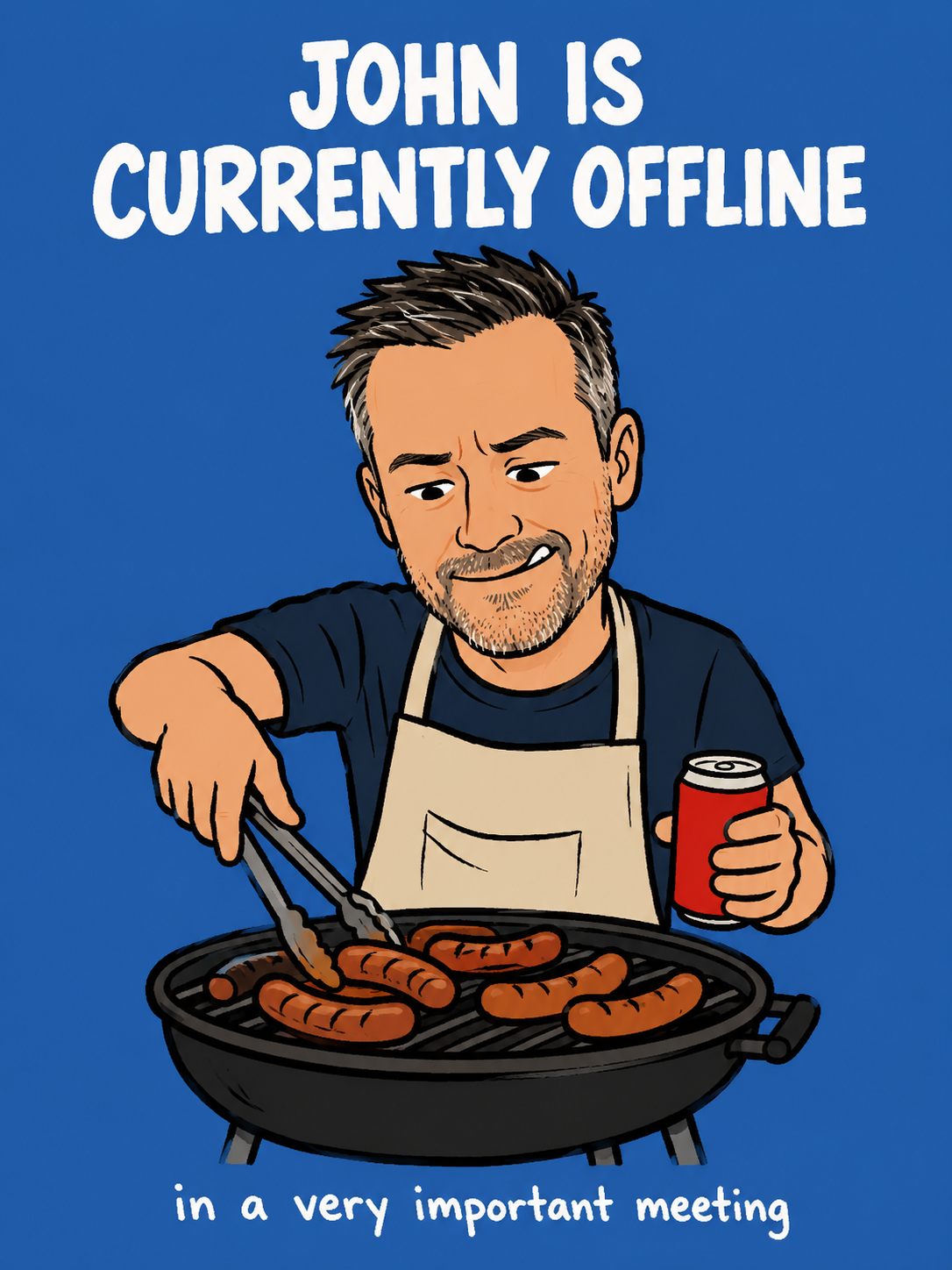 Currently Offline® BBQ Chef T-Shirt - image 7